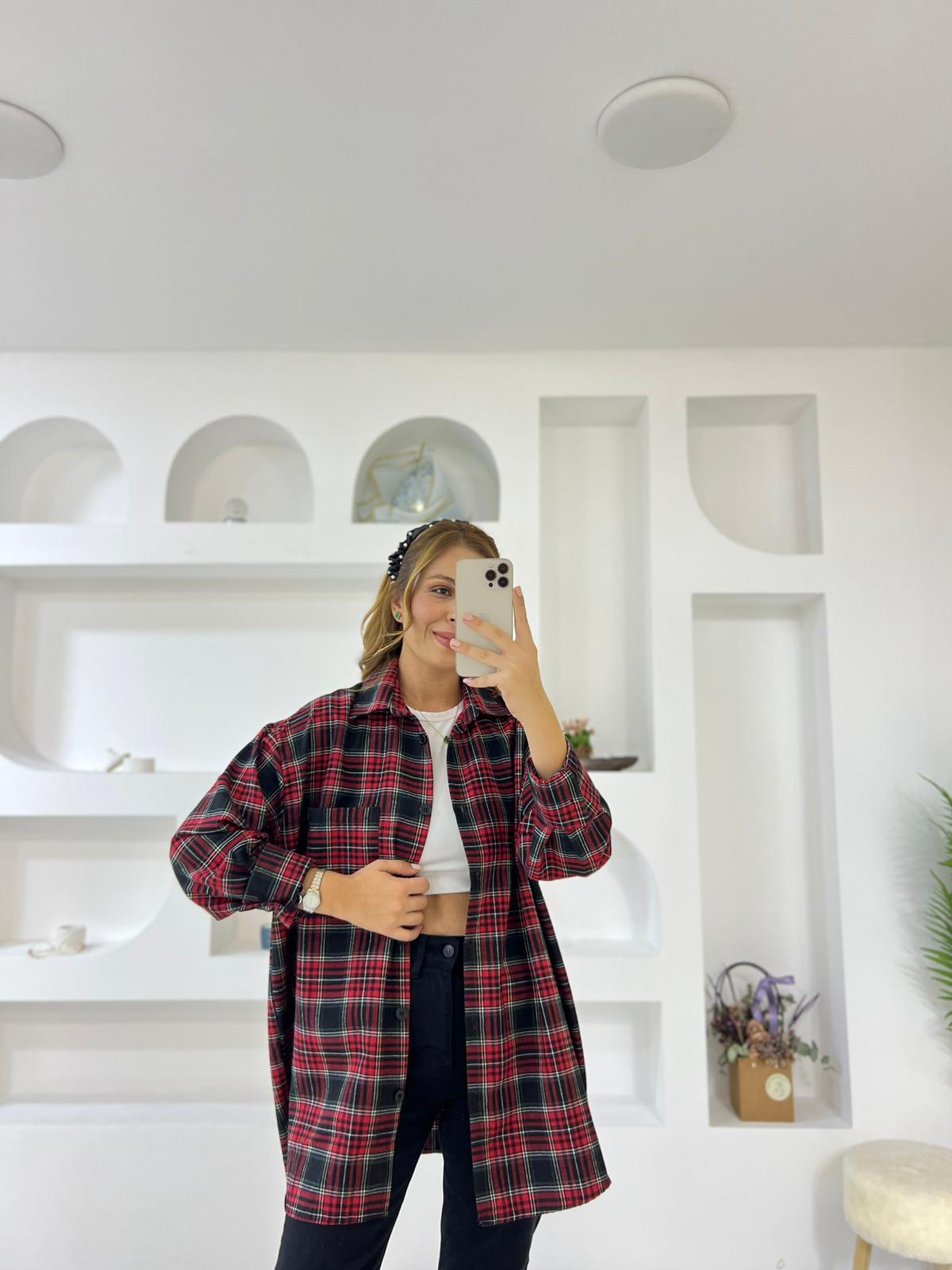 Oduncu Gömlek - Siyah