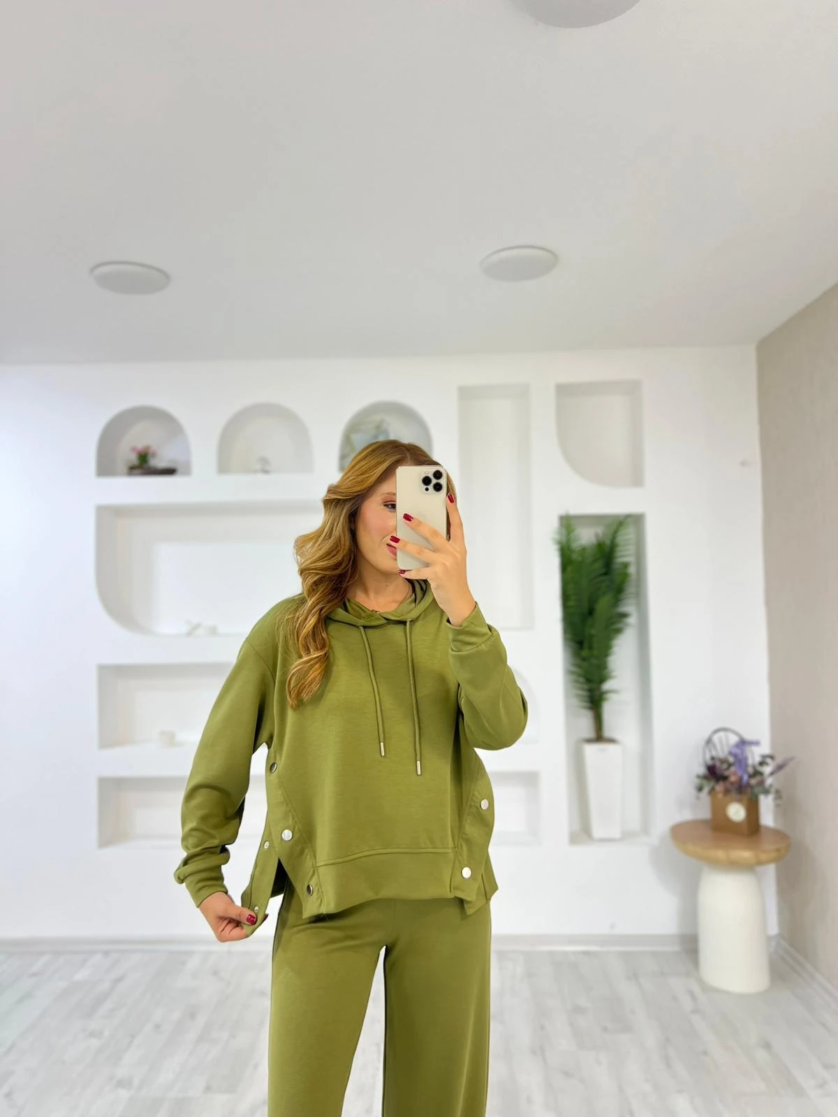 Modal Kumaş Çıtçıtlı Takım 