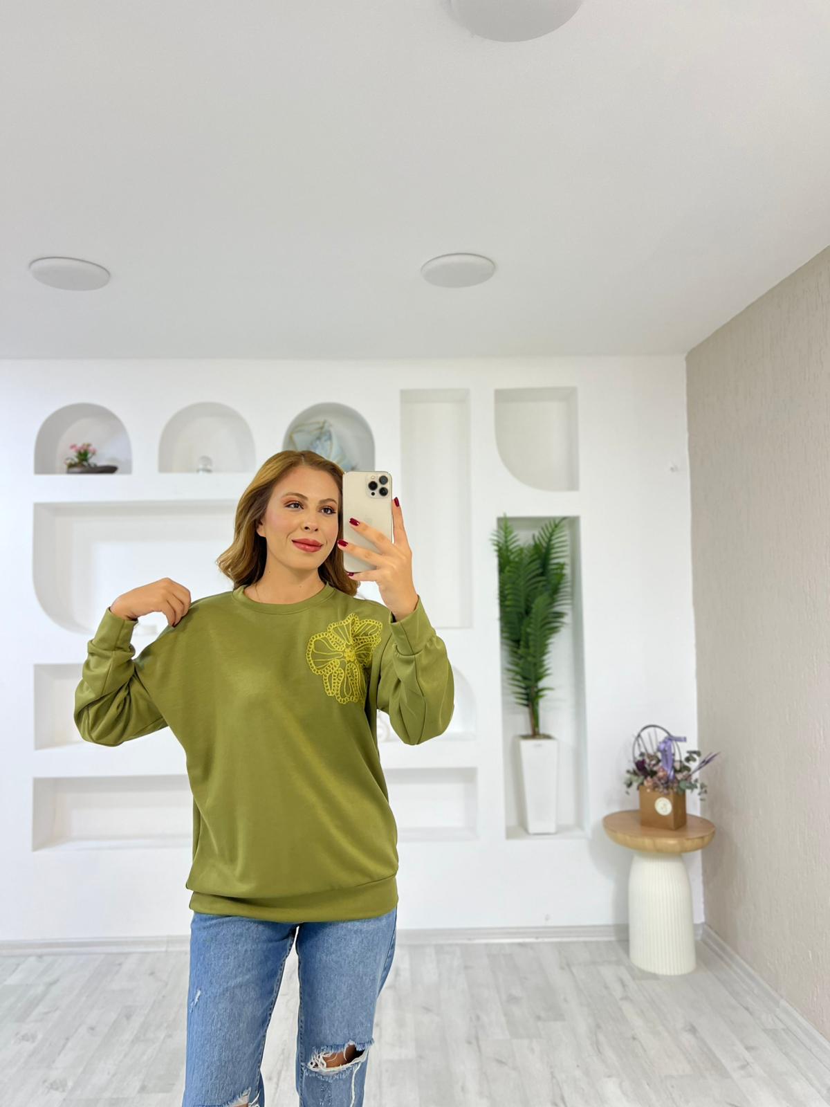 Süzene Çiçek Nakışlı Sewat