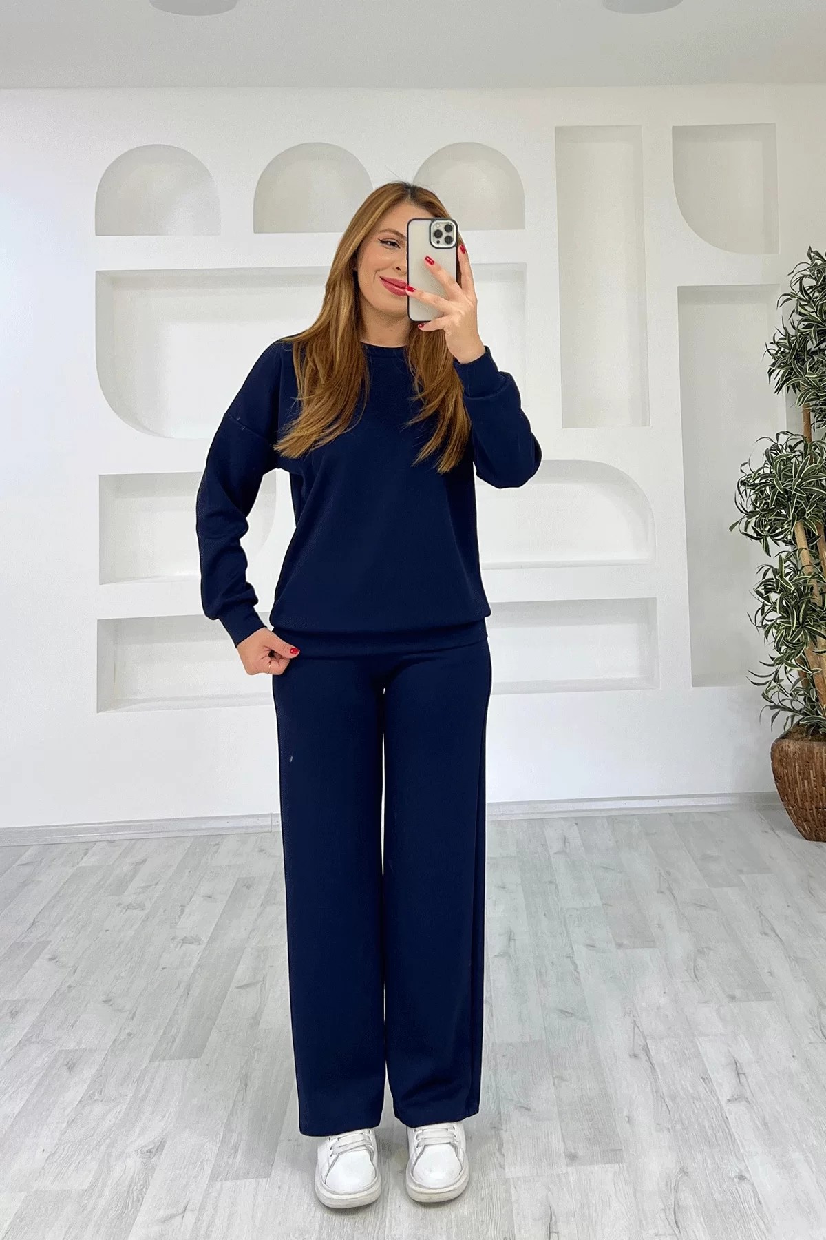 Model Kumaş Lacivert İkili Takım