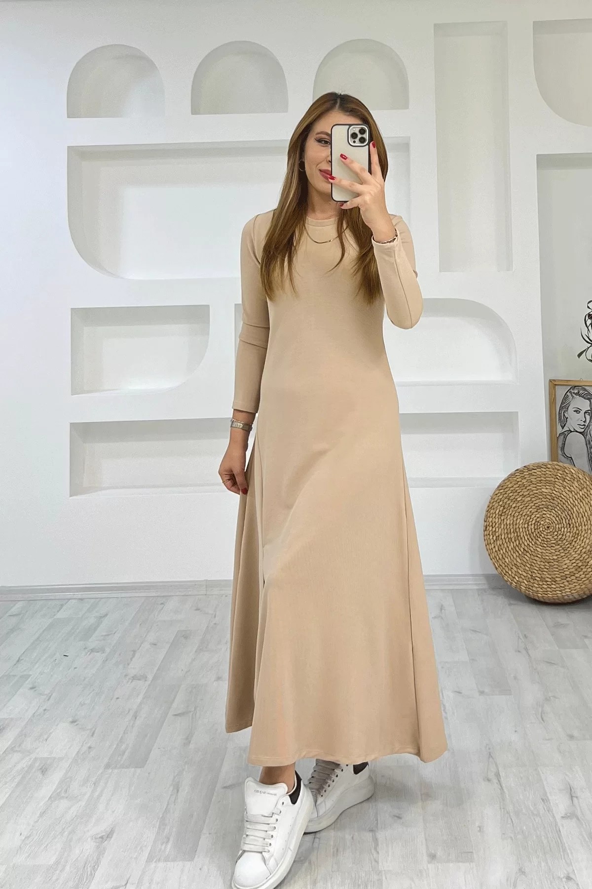 Ottoman Maxi Bej Elbise