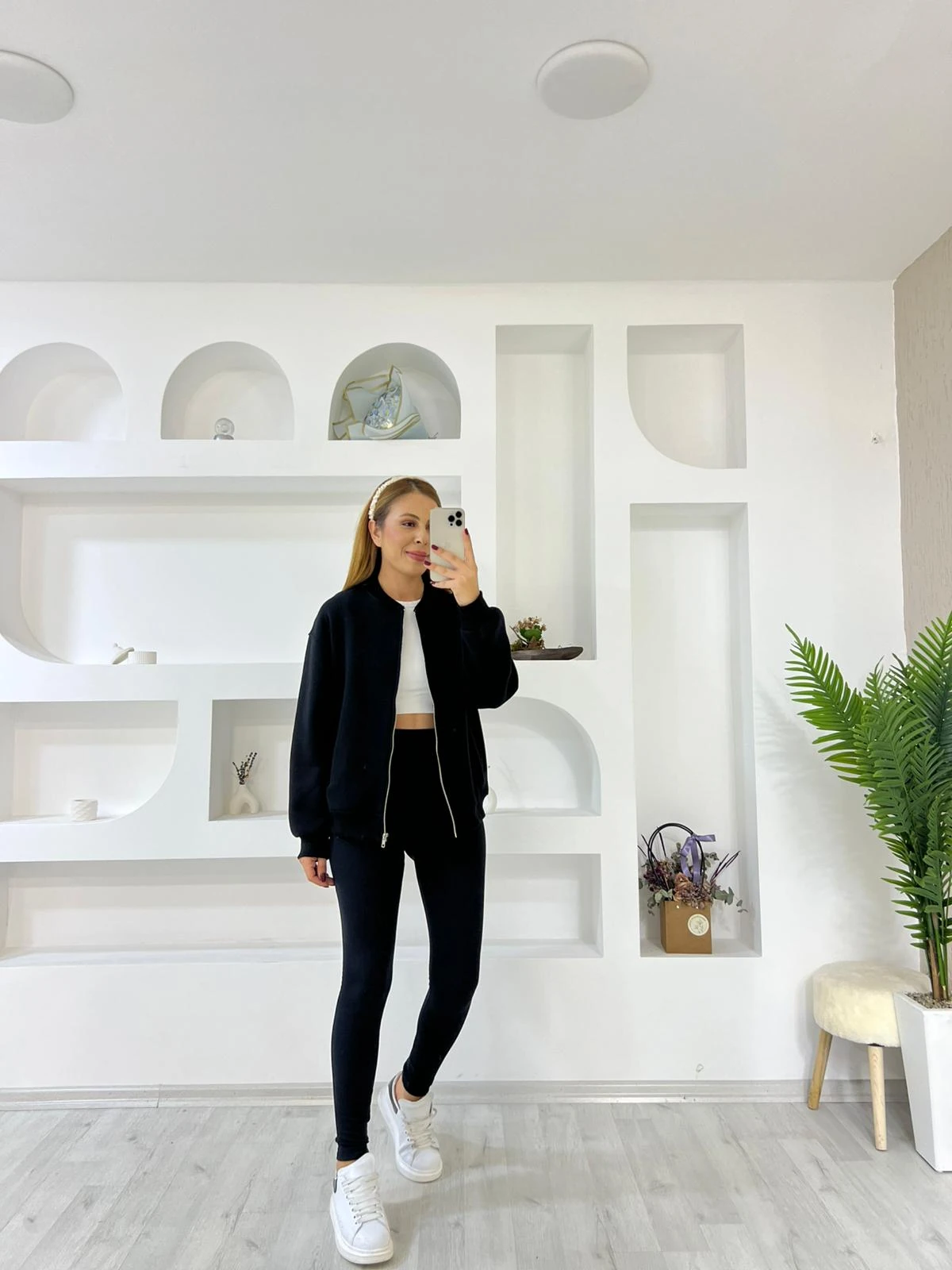 Fermuarlı Kolej Ceket