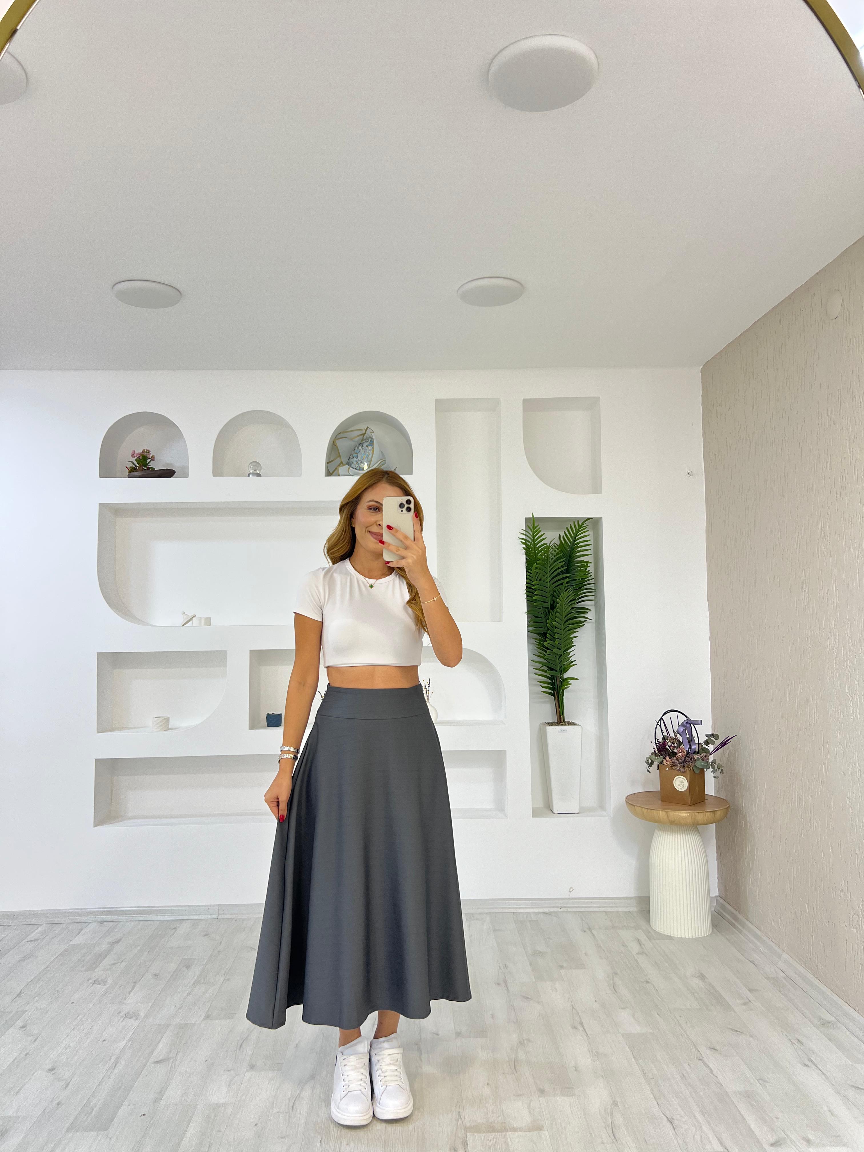 Diegonel Çan Etek  - Antrasit