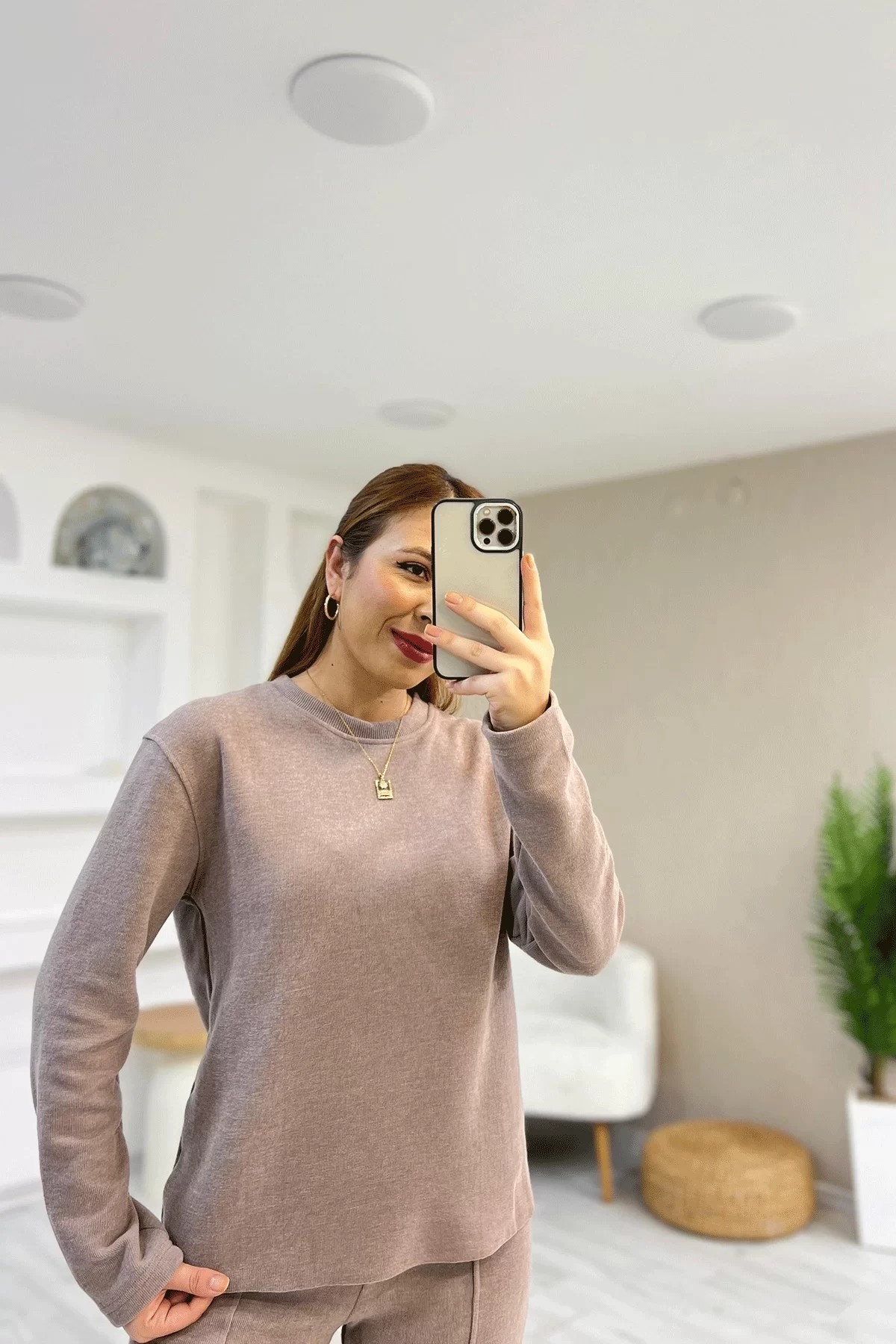 Selanik Çımalı Kahverengi Takım
