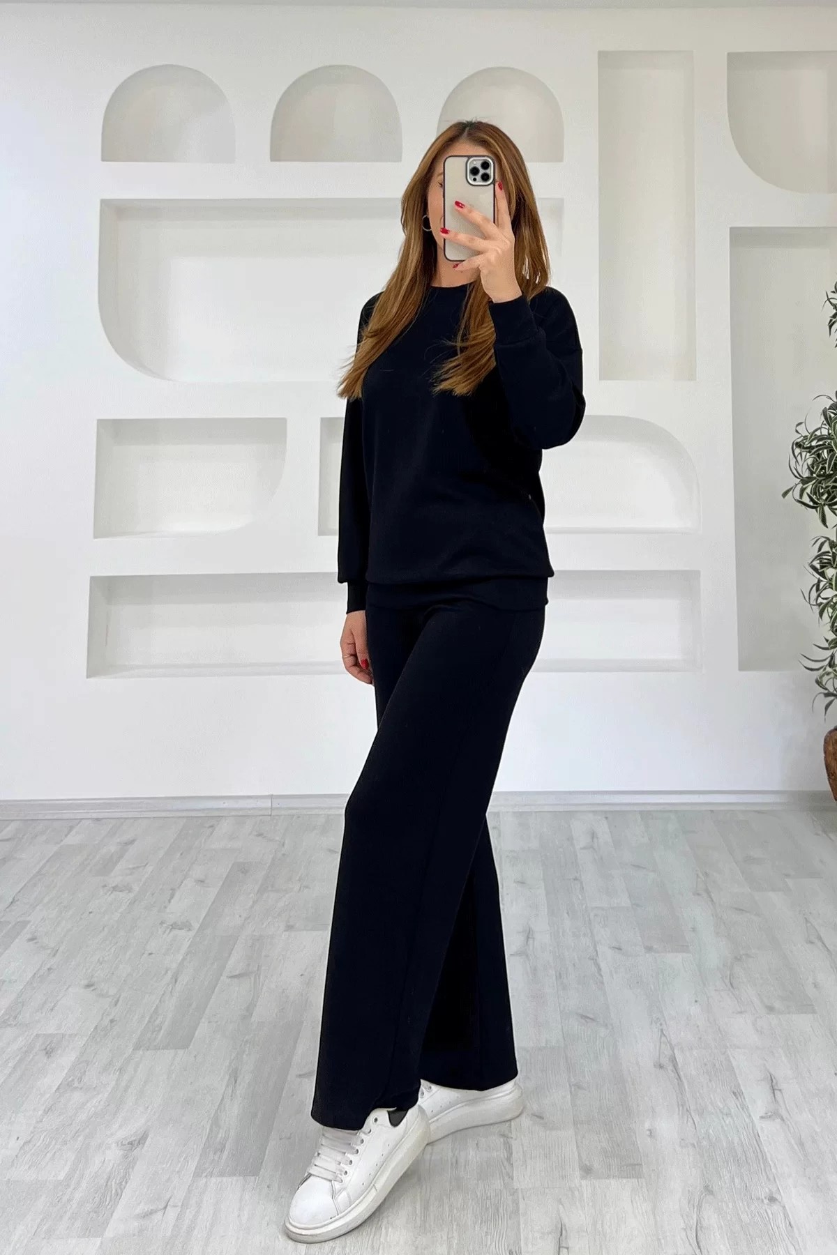 Model Kumaş Siyah İkili Takım