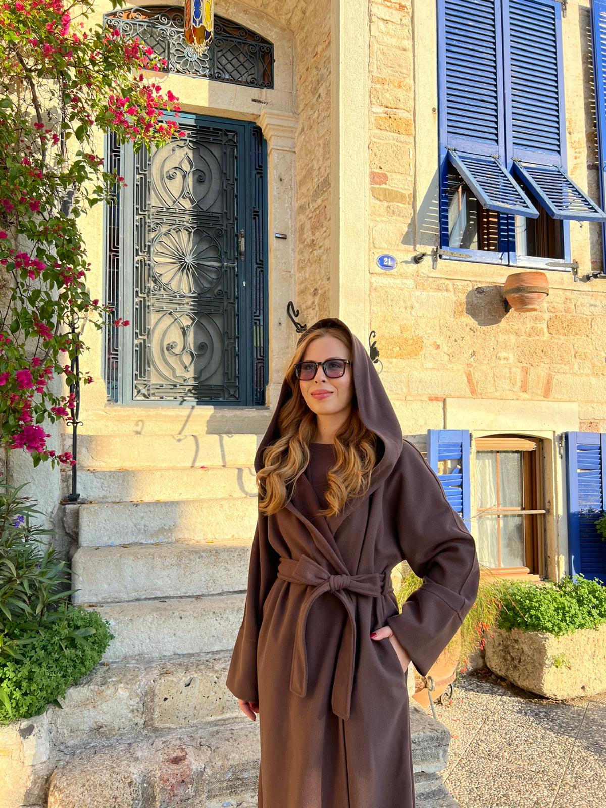 Pis Dikişli Kaşe Ceket