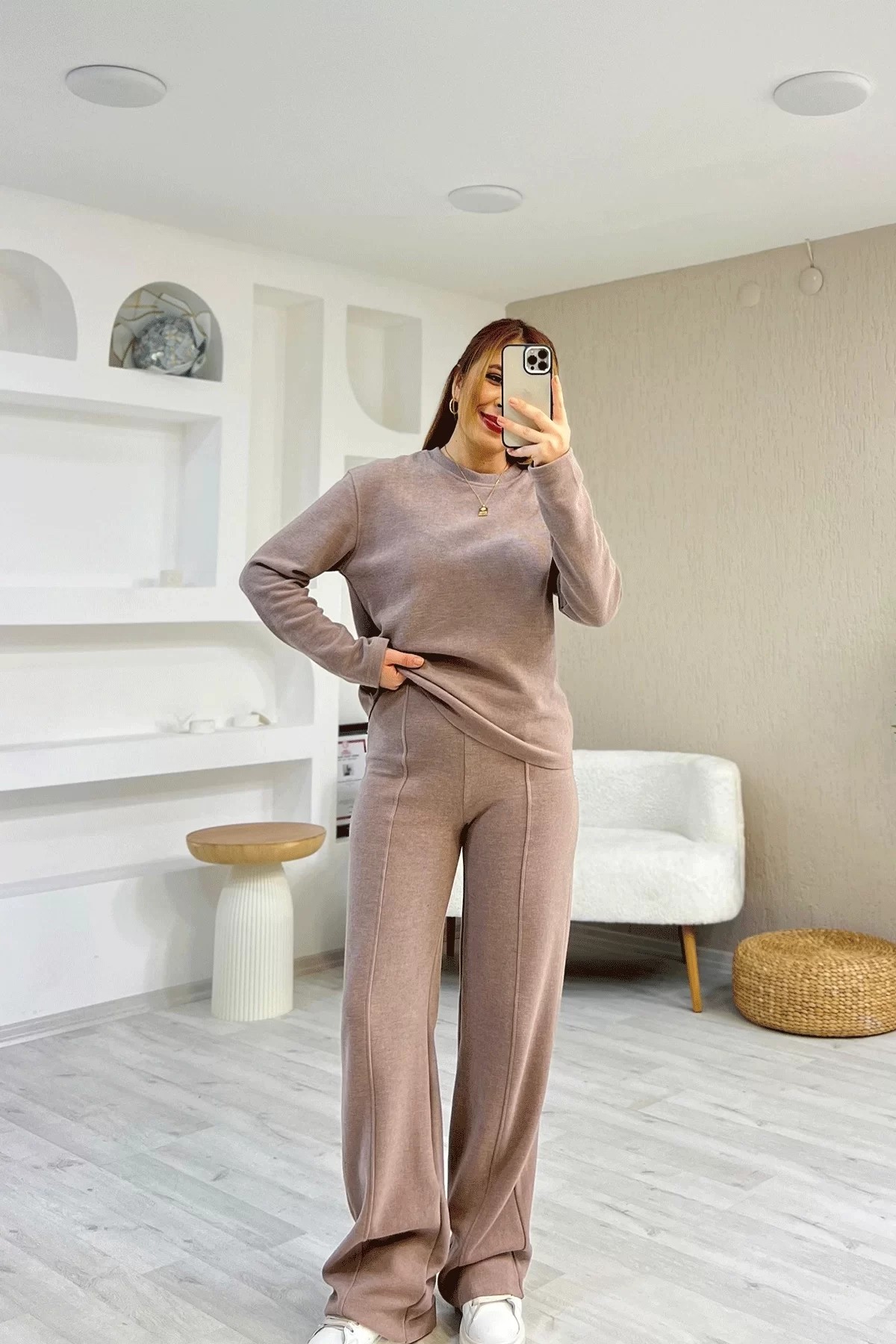 Selanik Çımalı Kahverengi Takım