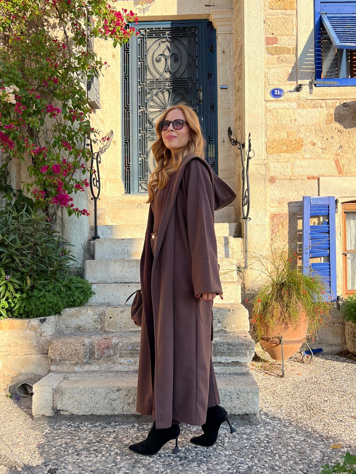 Pis Dikişli Kaşe Ceket