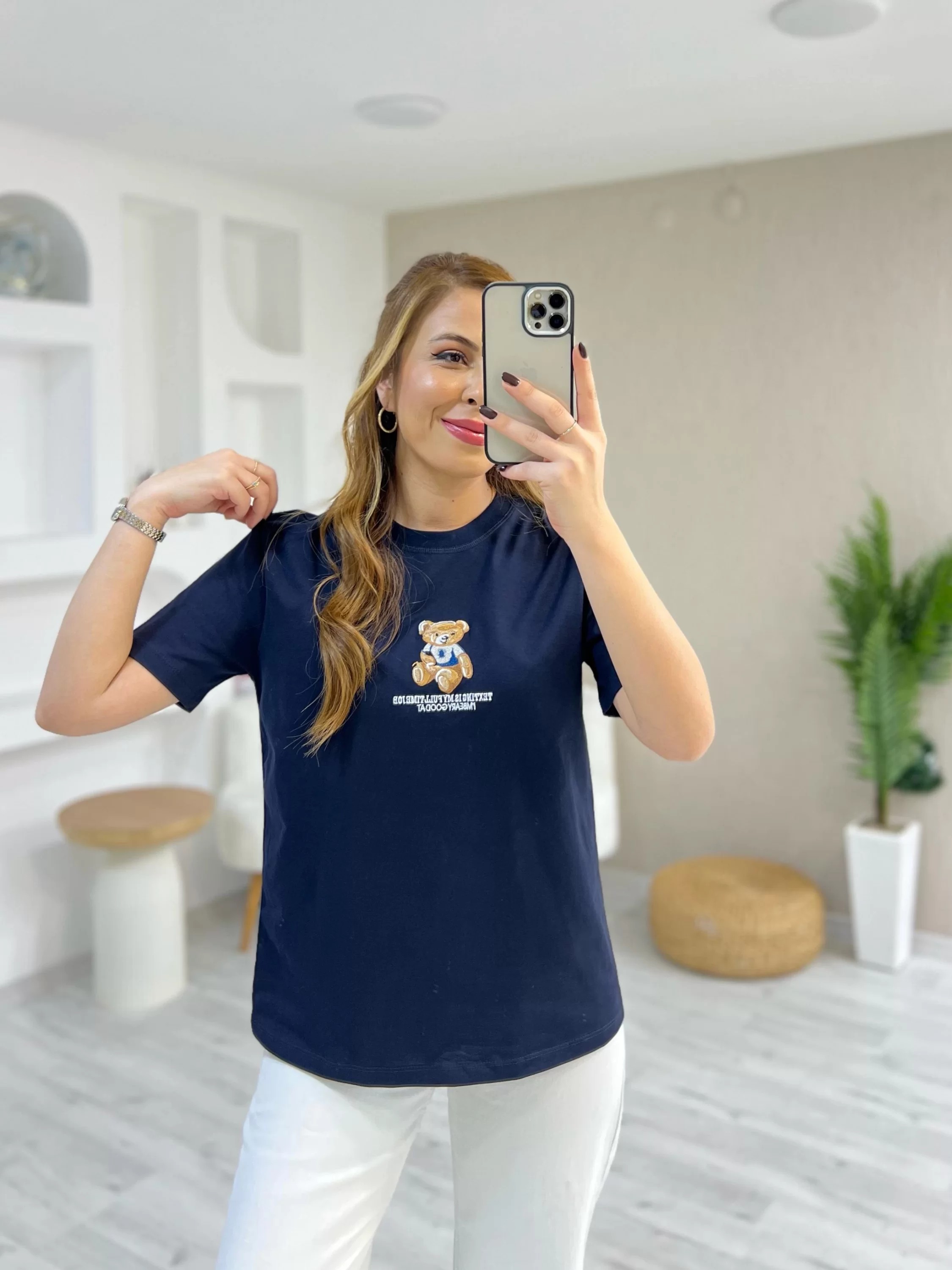 Teddy Lacivert Tshirt