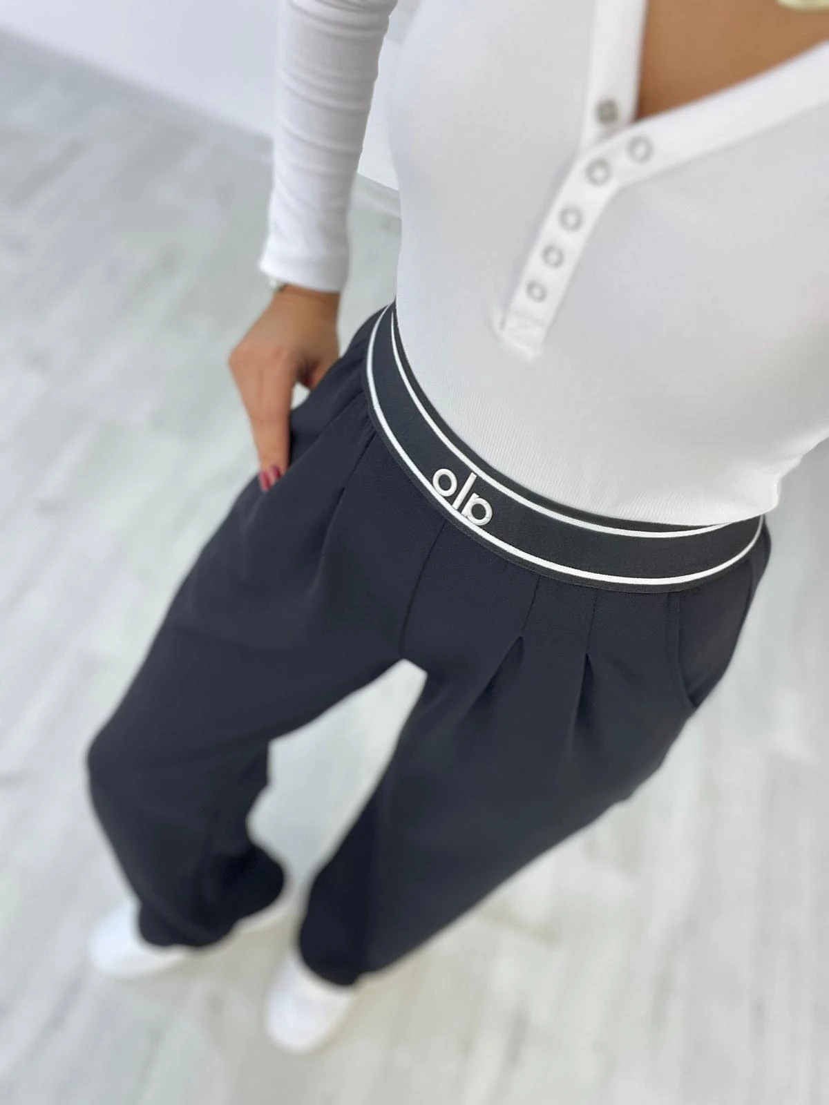 Alo Kemerli Bol Paça Pantolon 