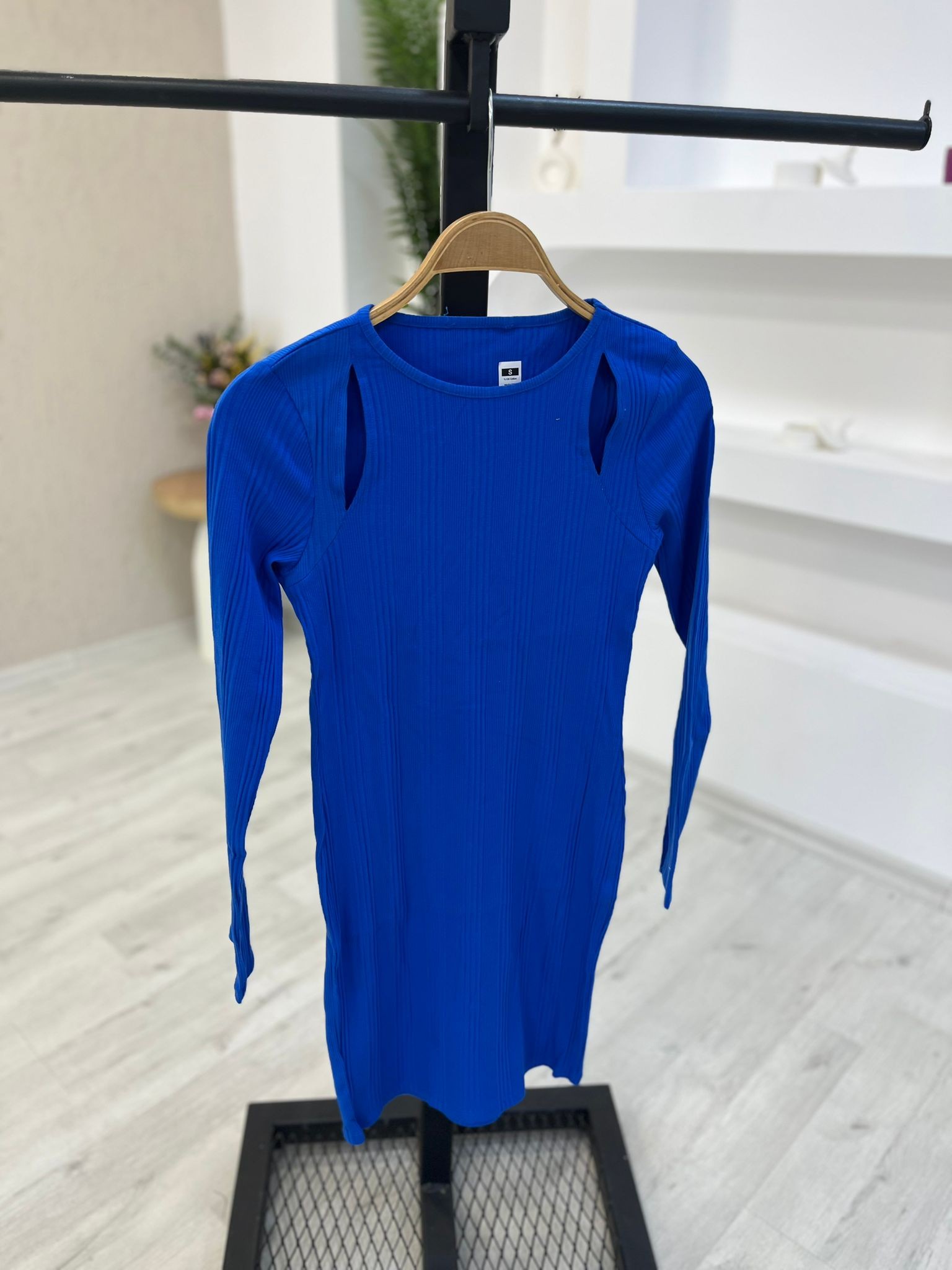 Pencere Detaylı Elbise 