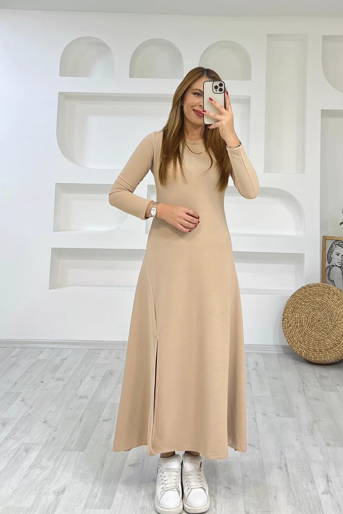 Ottoman Maxi Bej Elbise