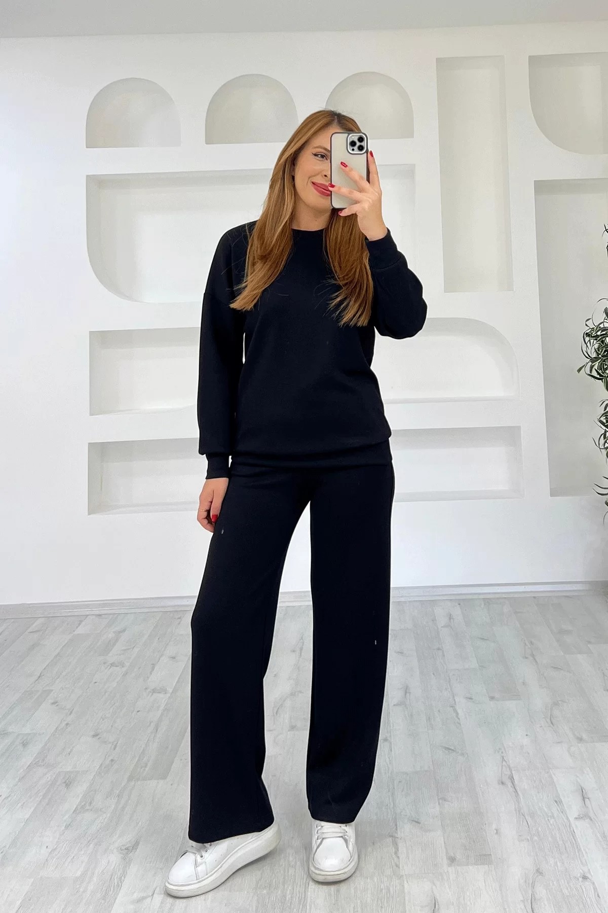 Model Kumaş Siyah İkili Takım