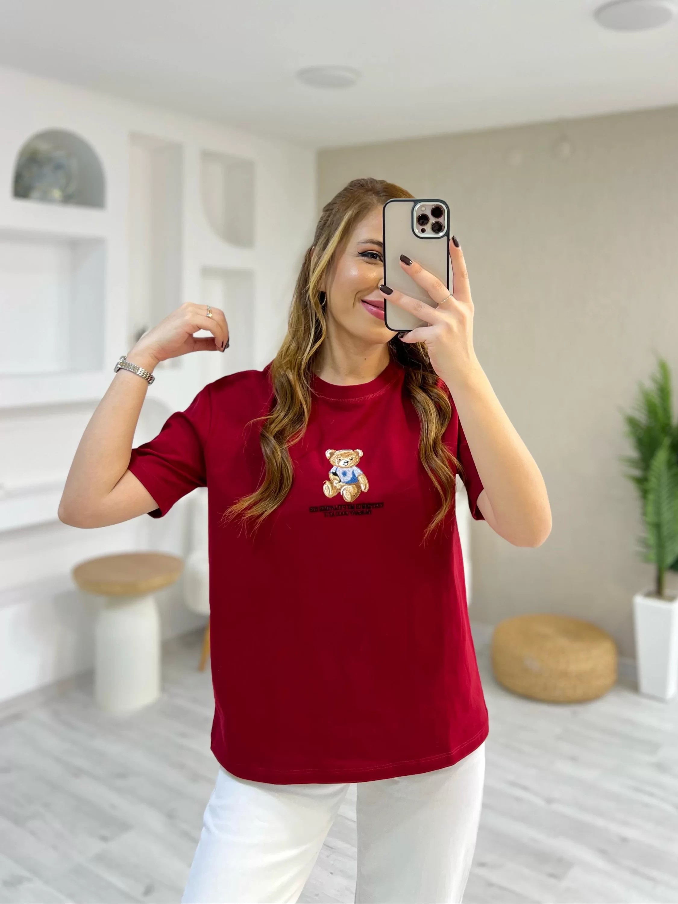 Teddy Kırmızı Tshirt