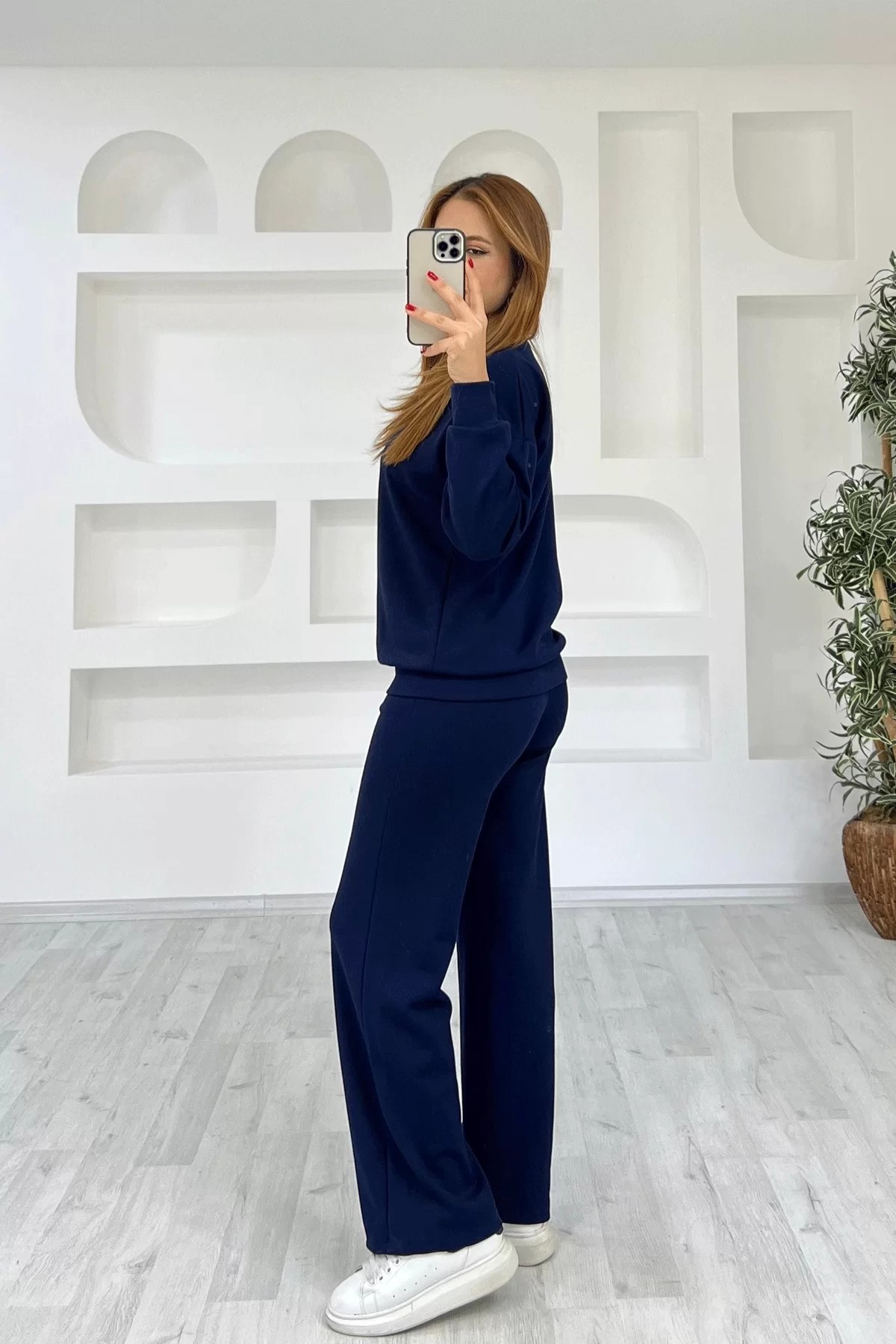 Model Kumaş Lacivert İkili Takım