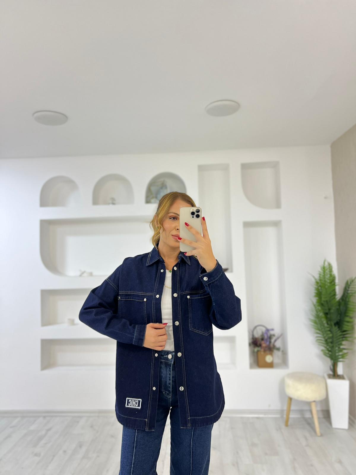 Armalı Ceket - Mavi