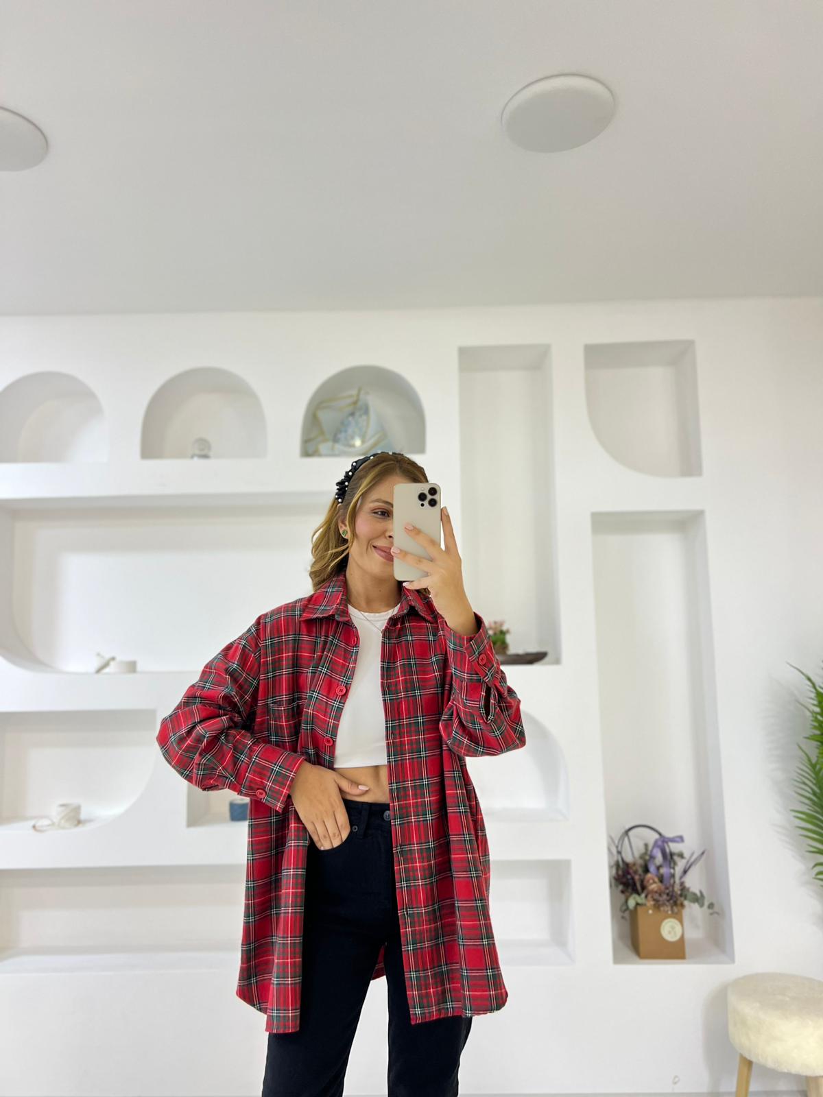 Oduncu Gömlek - Kırmızı