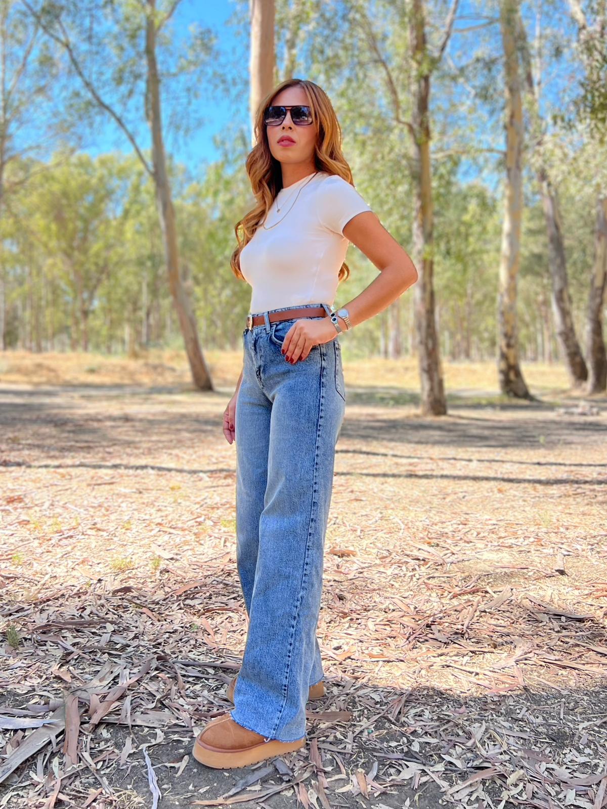 Kemerli Kot Pantolon