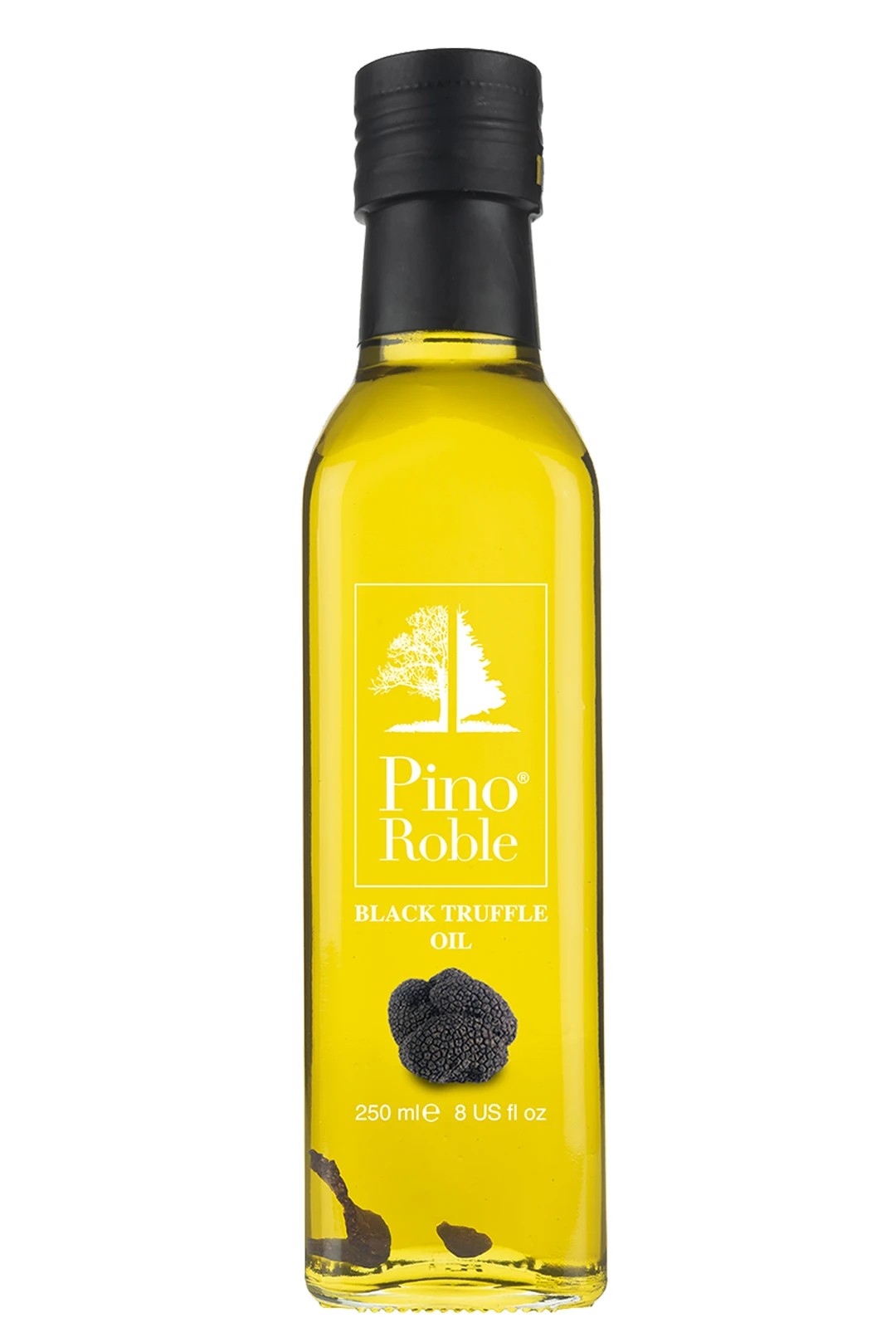 PinoRoble Siyah Trüf ( Black Truffle )Mantar Parçalı Soğuk Sıkım Gurme Zeytinyağı 250ml