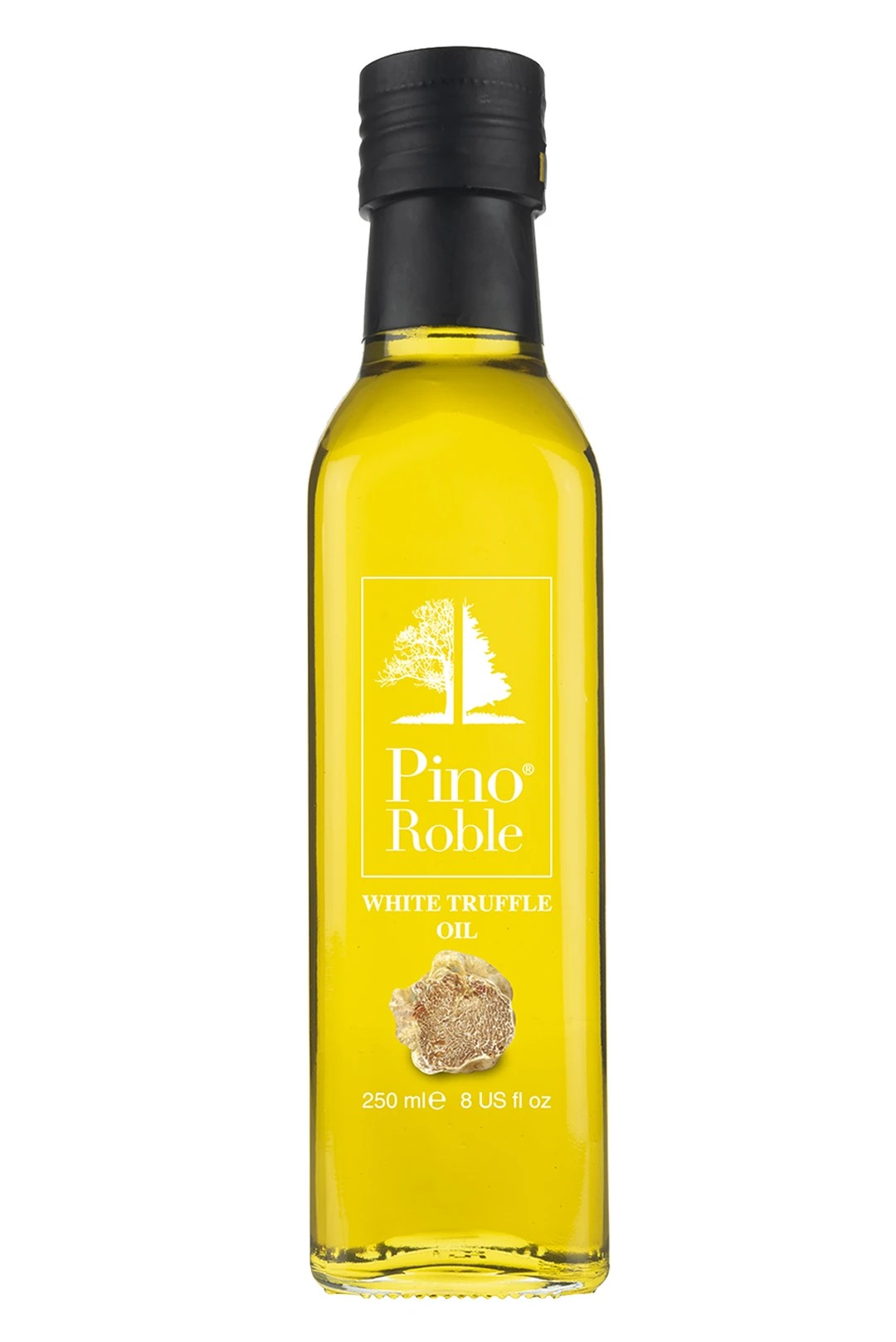 PinoRoble Beyaz Trüf ( White Truffle )Mantar Parçalı Soğuk Sıkım Gurme Zeytinyağı 250ml