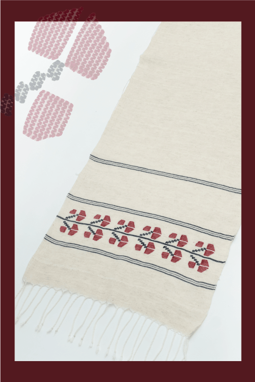 Ala Cherry Pattern Weaving