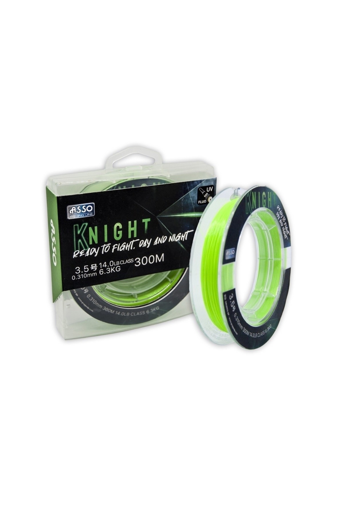 Knight Surf FC COATED Line 300mt UV Fluo Misina 0,310 mm