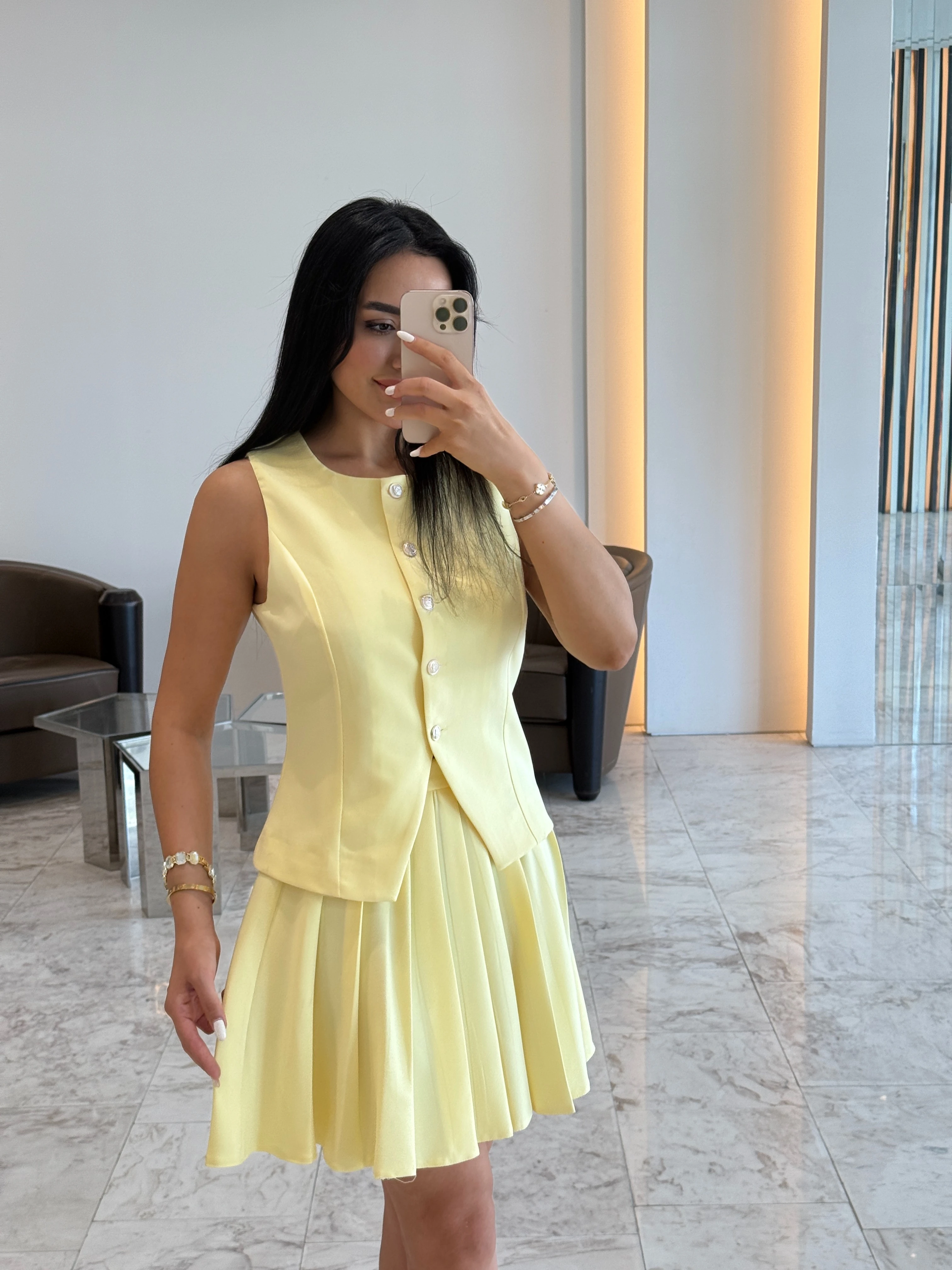 Pileli Blazer Takım