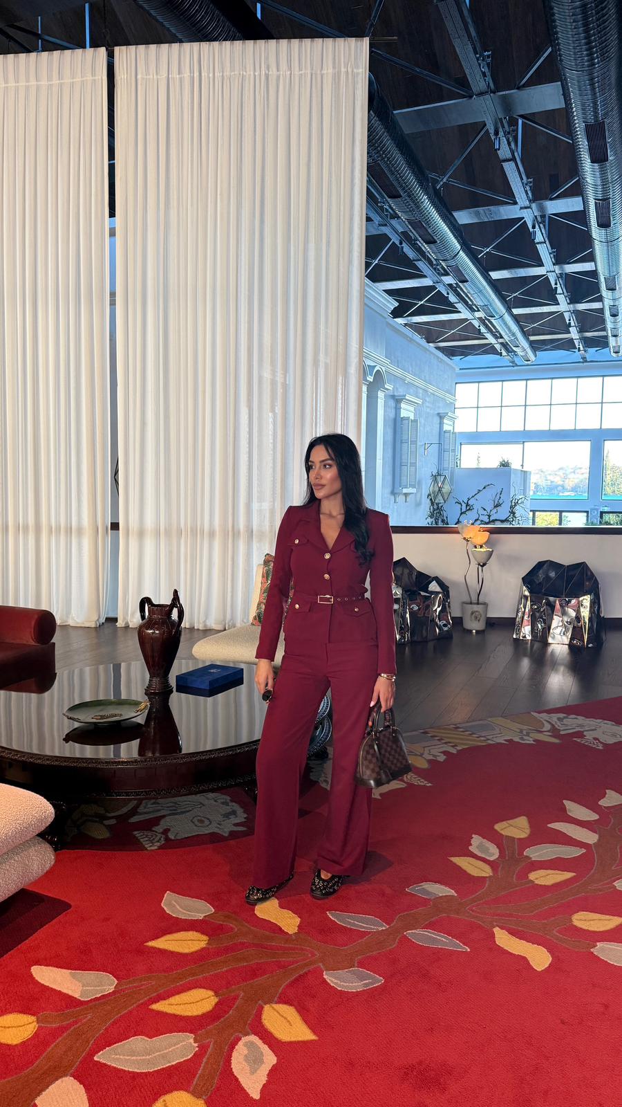 Kemer Detay Blazer Takım