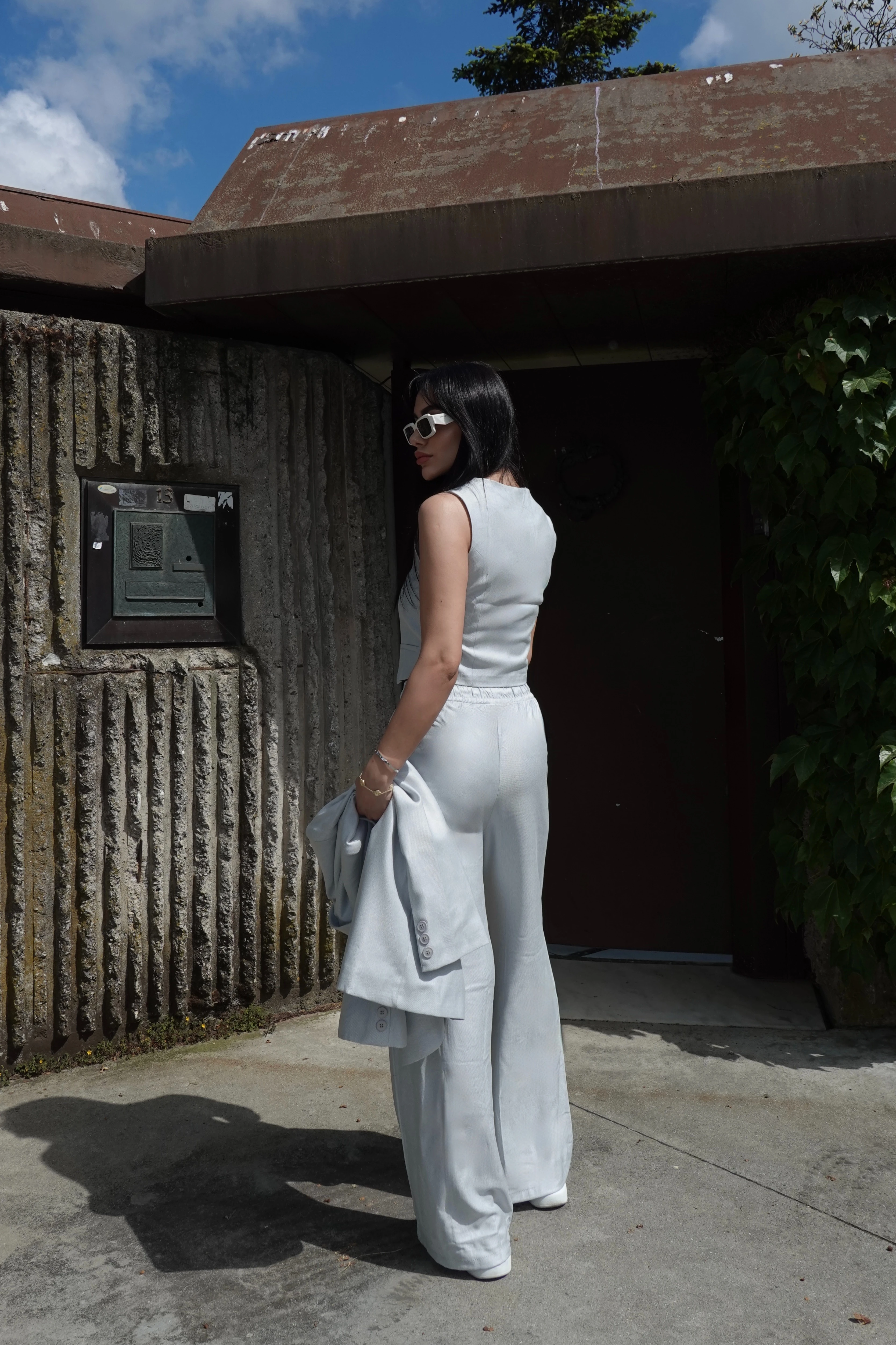 3’lü Keten Blazer Takım