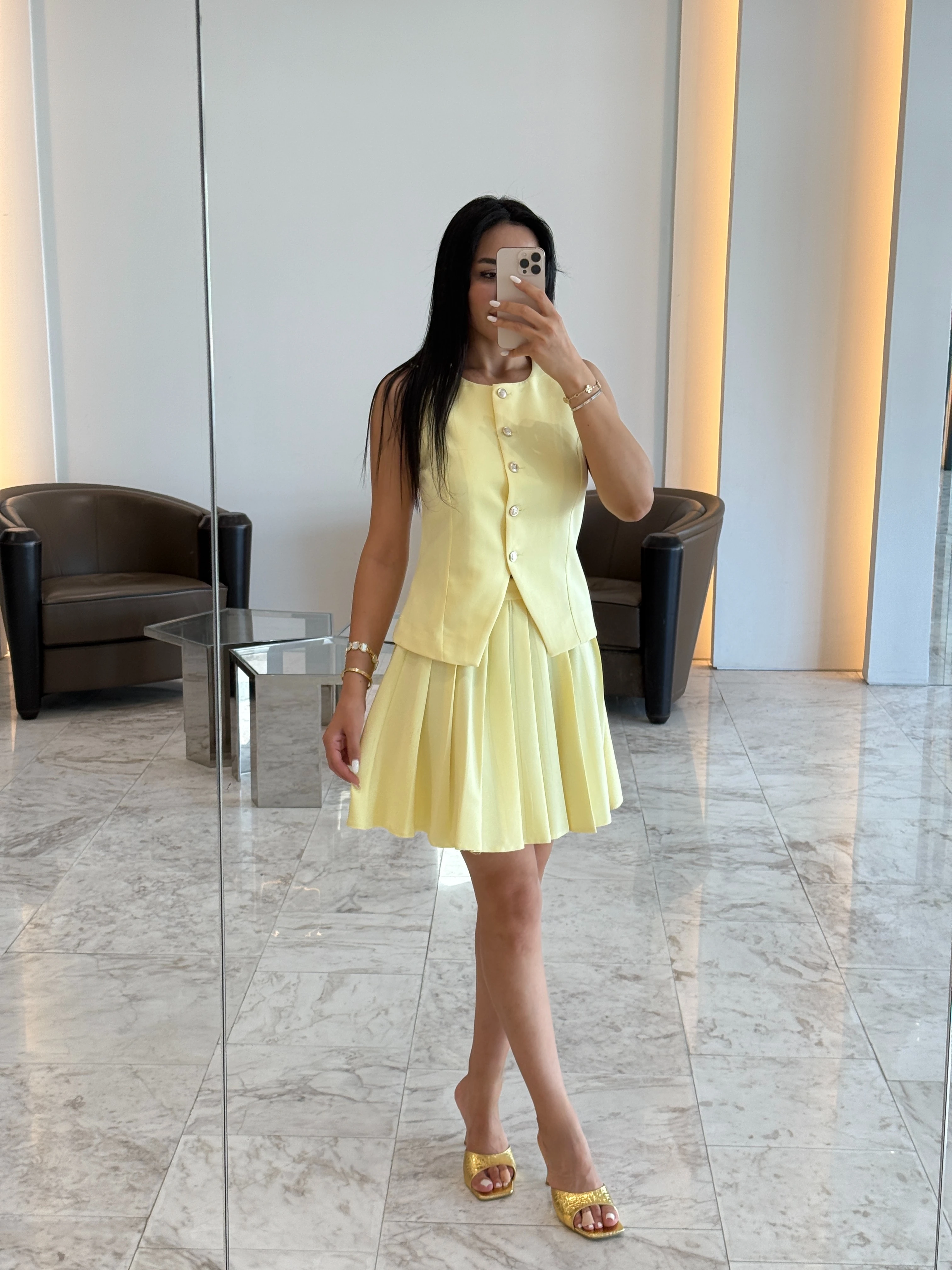 Pileli Blazer Takım