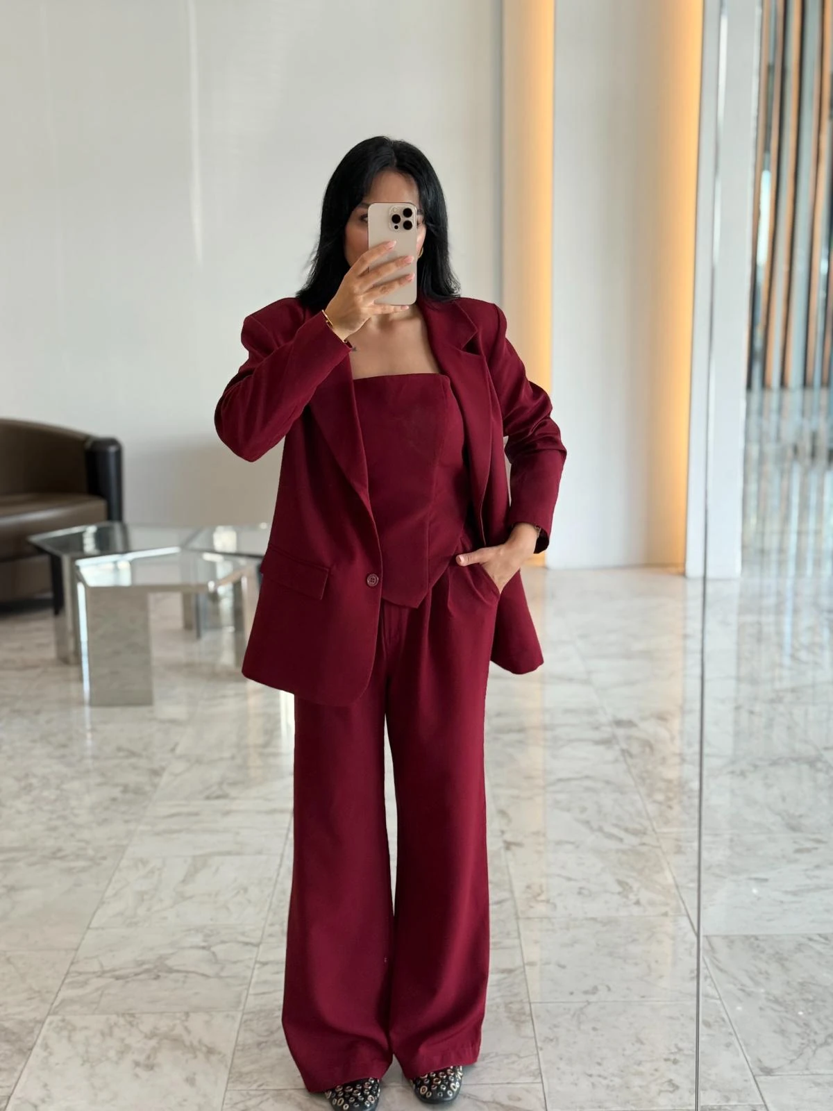 Üçlü Blazer Takım