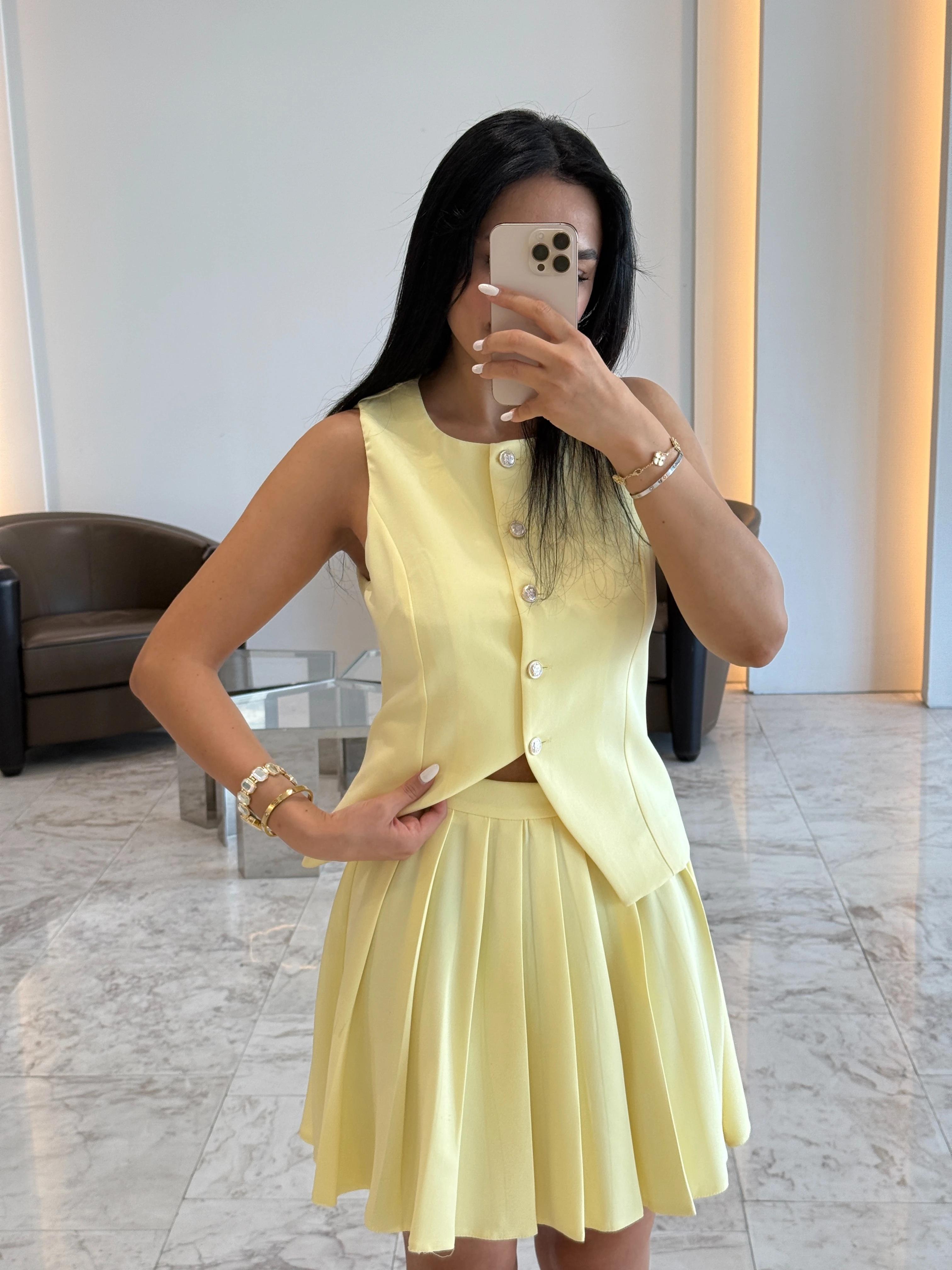 Pileli Blazer Takım