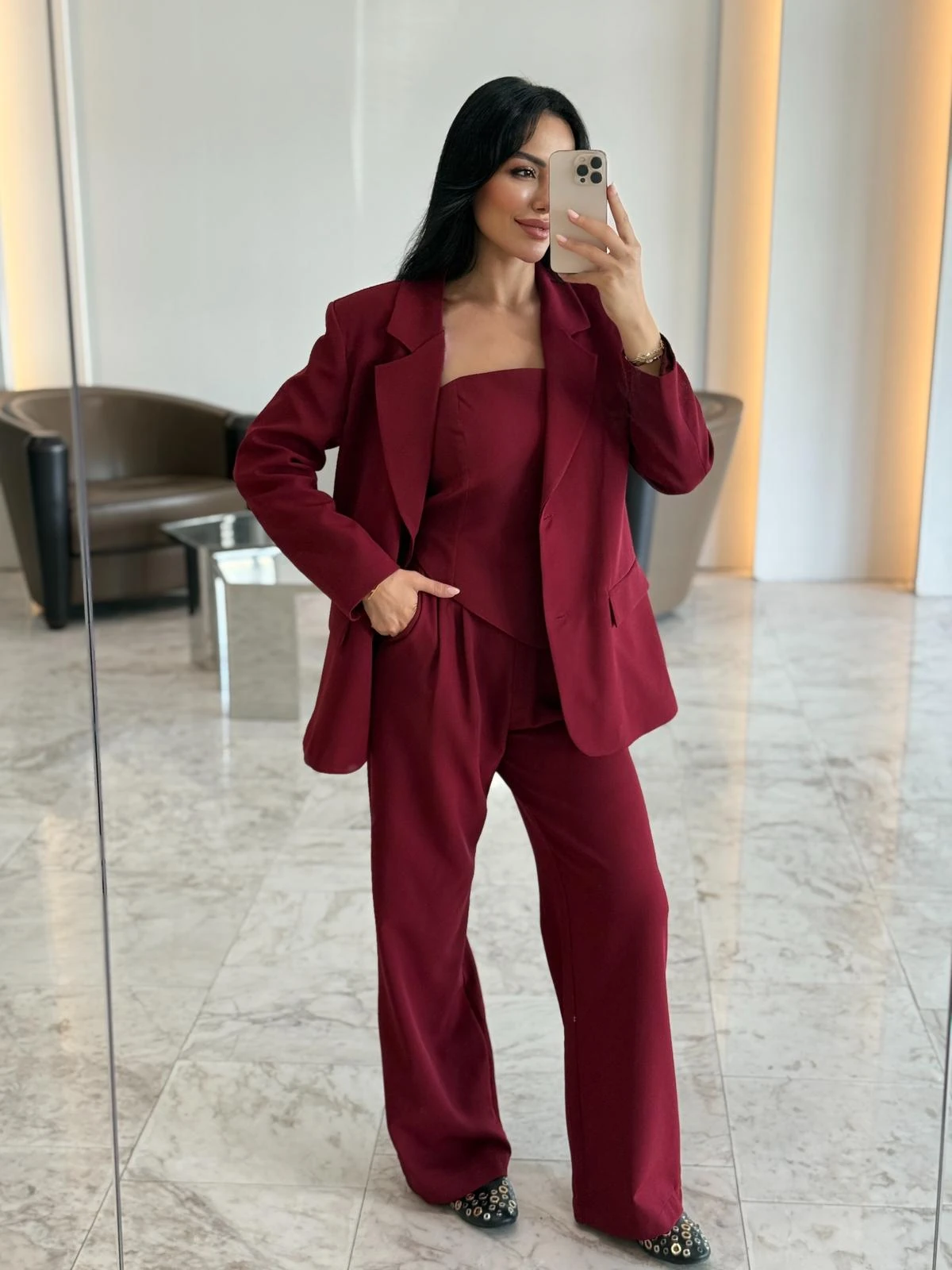 Üçlü Blazer Takım