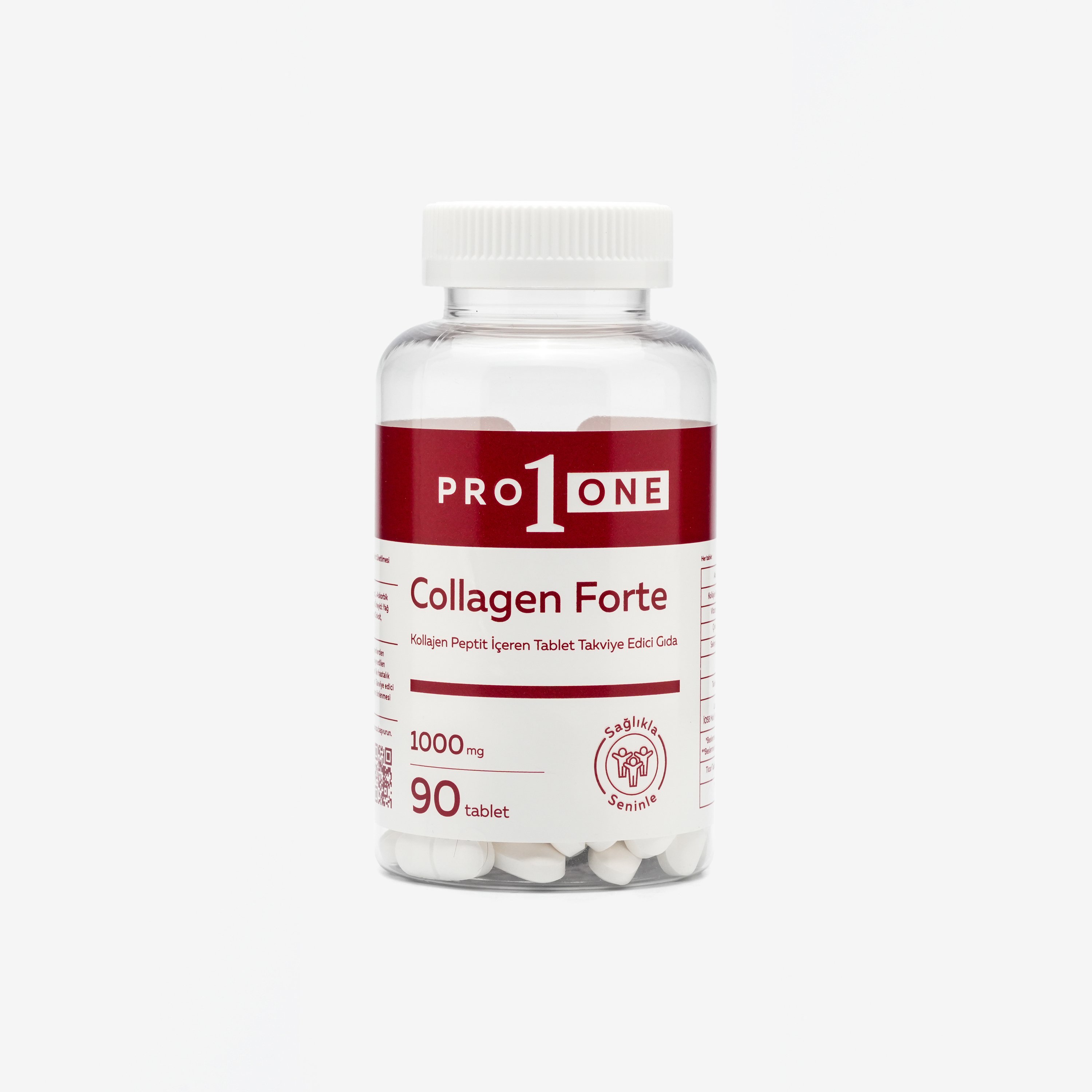 Collagen Forte - Collagen Peptide Containing Tablet Supplementary Food