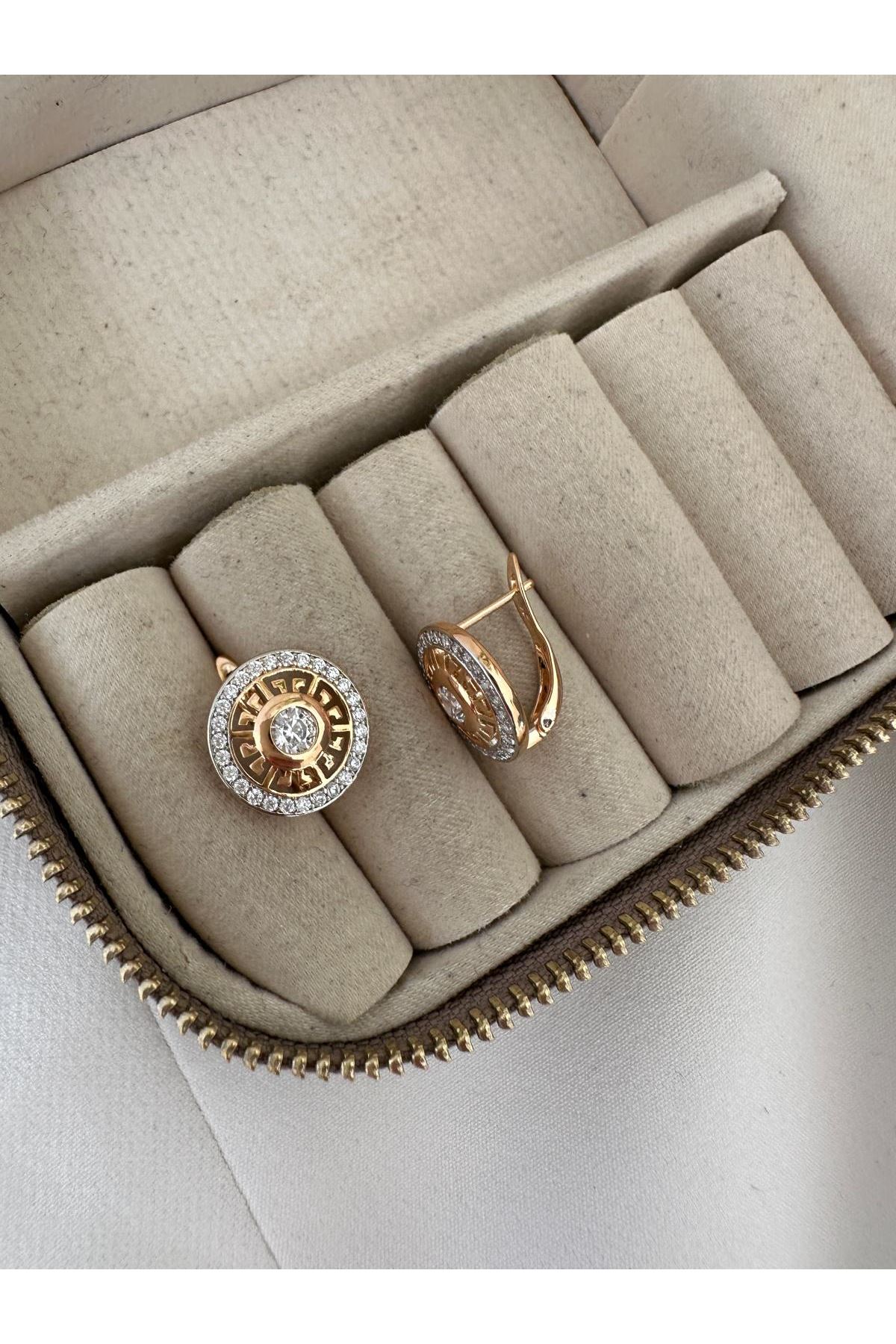 Vrsc Marka Düğme Küpe