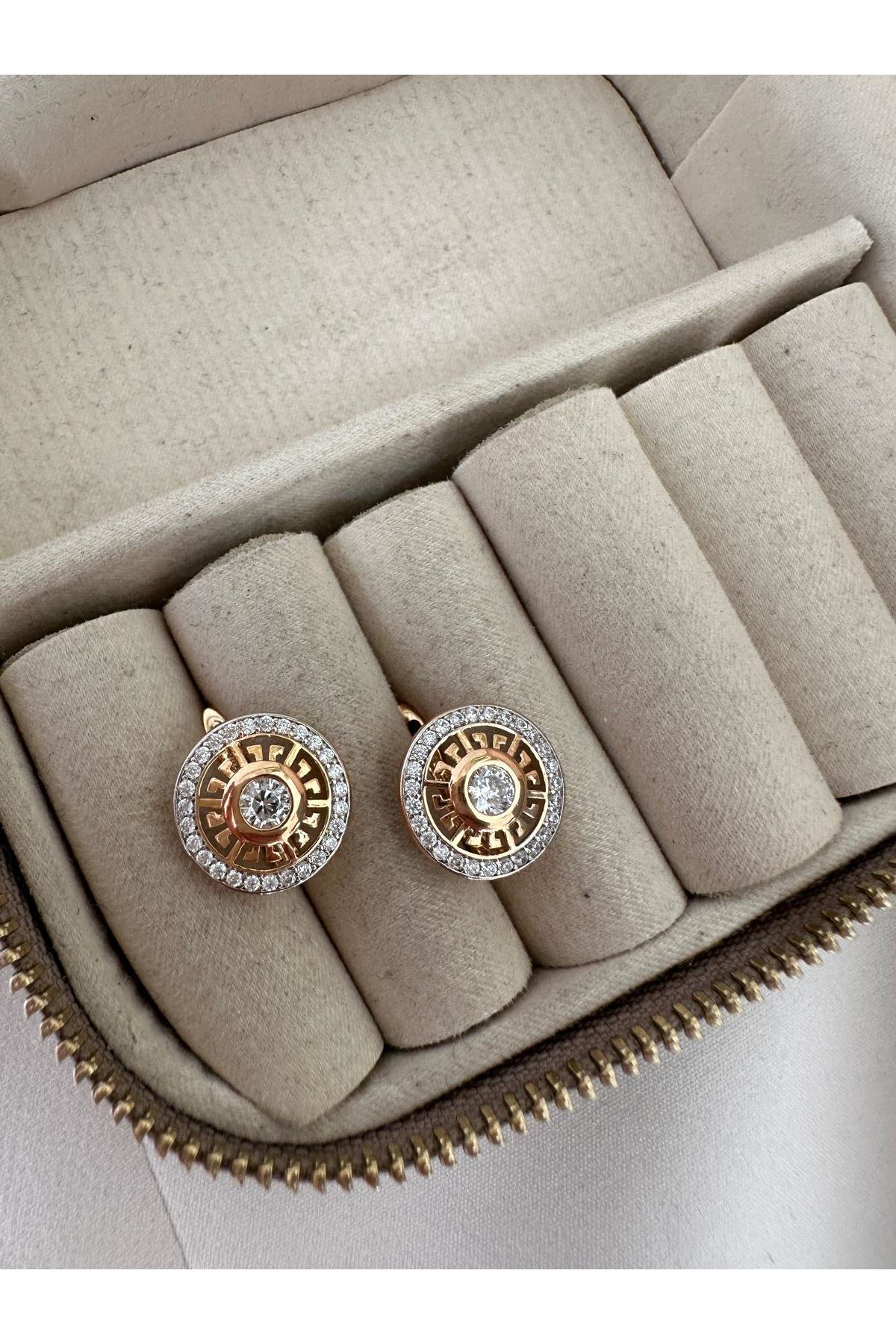 Vrsc Marka Düğme Küpe