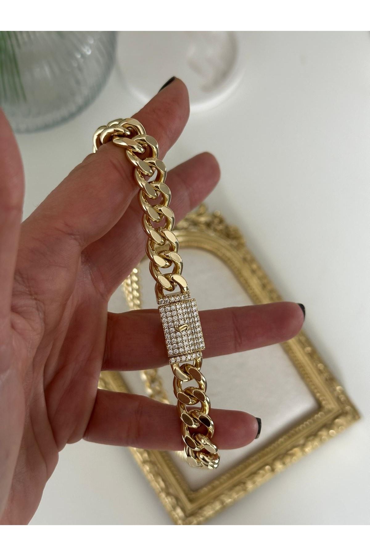 Gold 14K Gold Renkli  Monocco Gurmet Set
