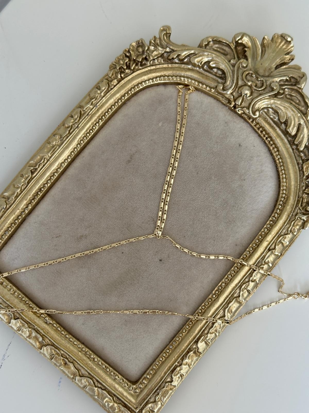 14K Gold Renkli Basıc Ezme Zincir Şahmeran