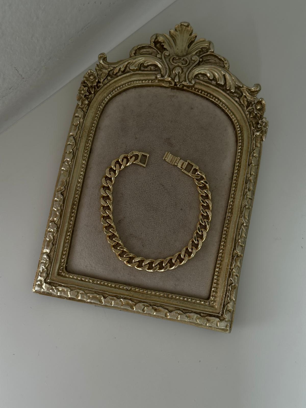 14K Gold Renkli Basıc Gurmet Bileklik