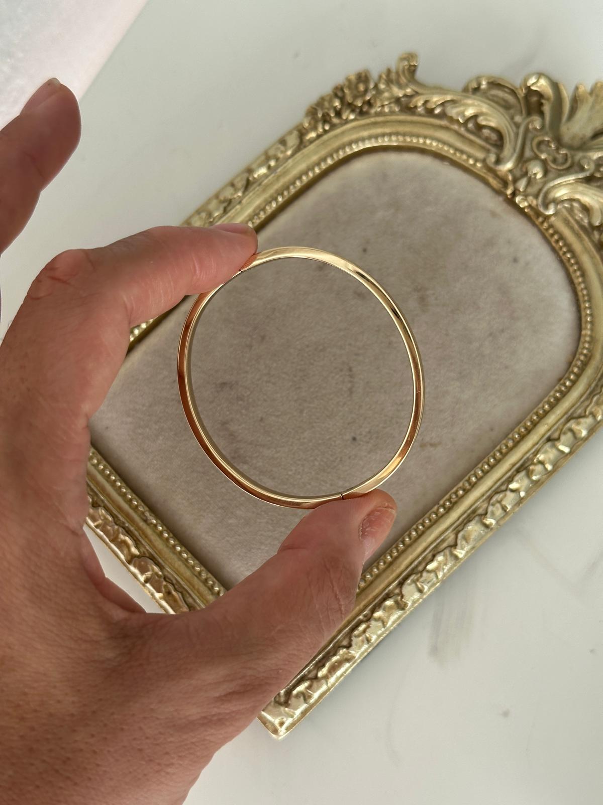 14K Gold Renkli Ajda Bebe Boy Oval Kibrit Kelepçe