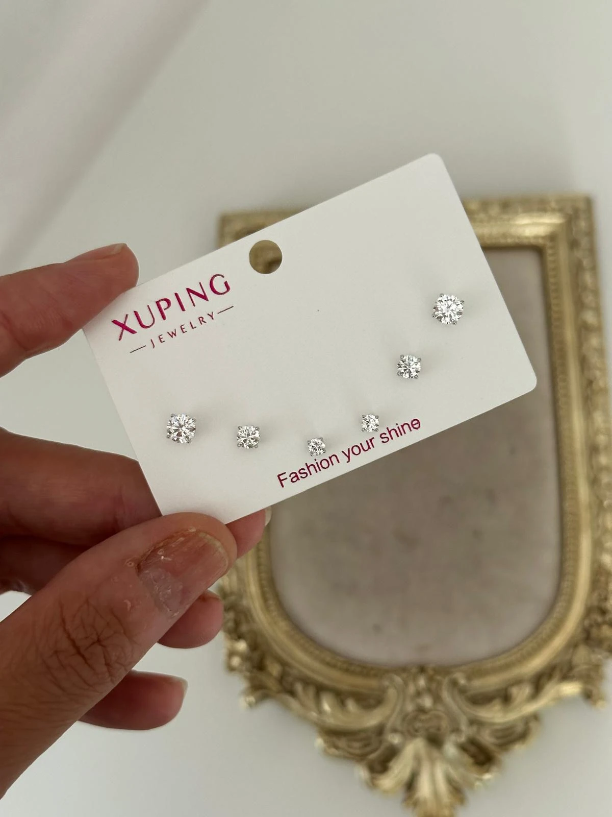 Set Tek Taş Altılı Küpe