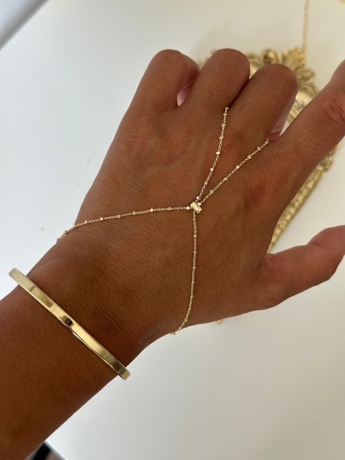 14K Gold Renkli Pul Topçuklu Şahmeran