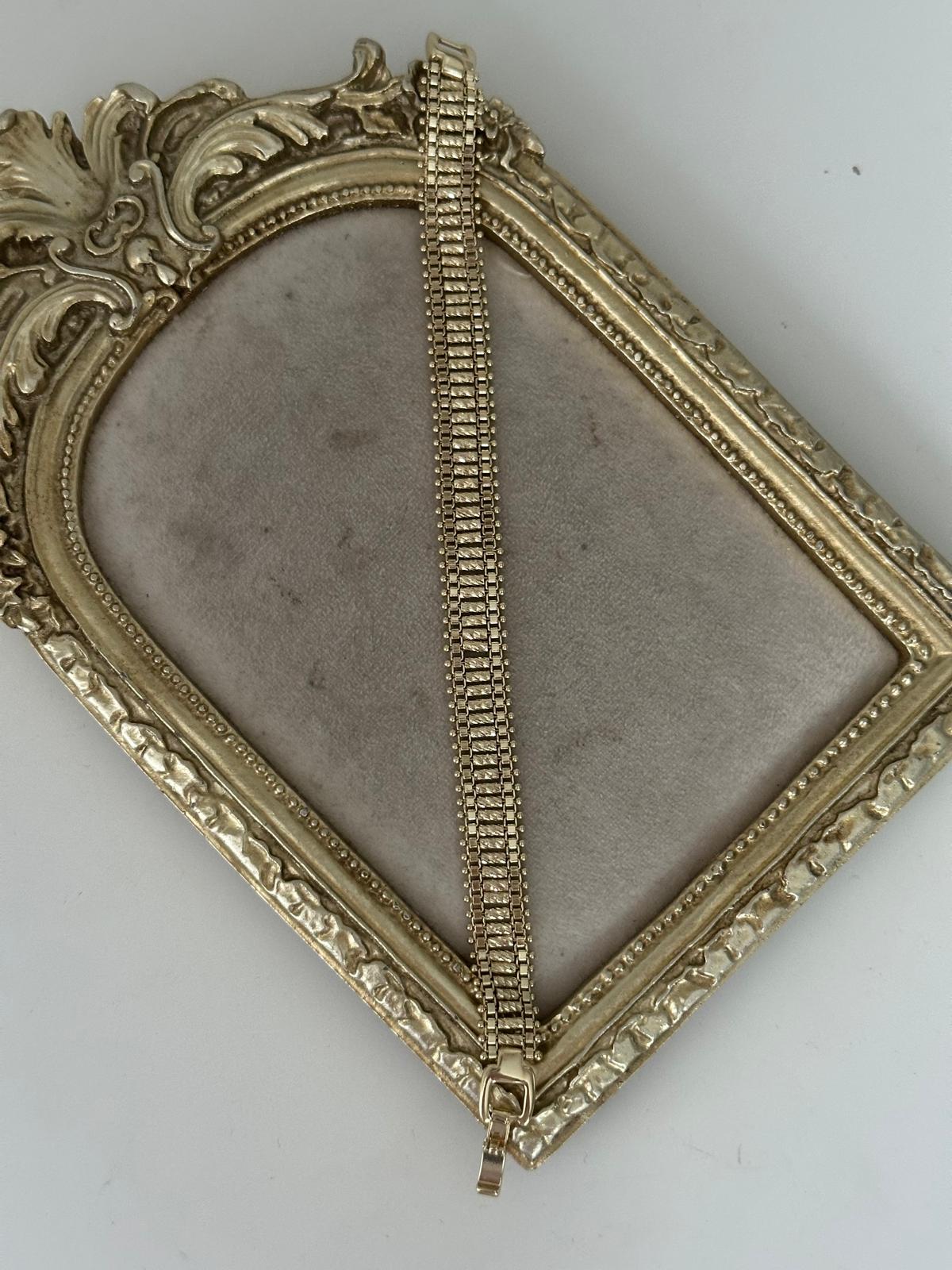 14K Gold Renkli Köstek Silindir Oynar Topçuklu Bileklik