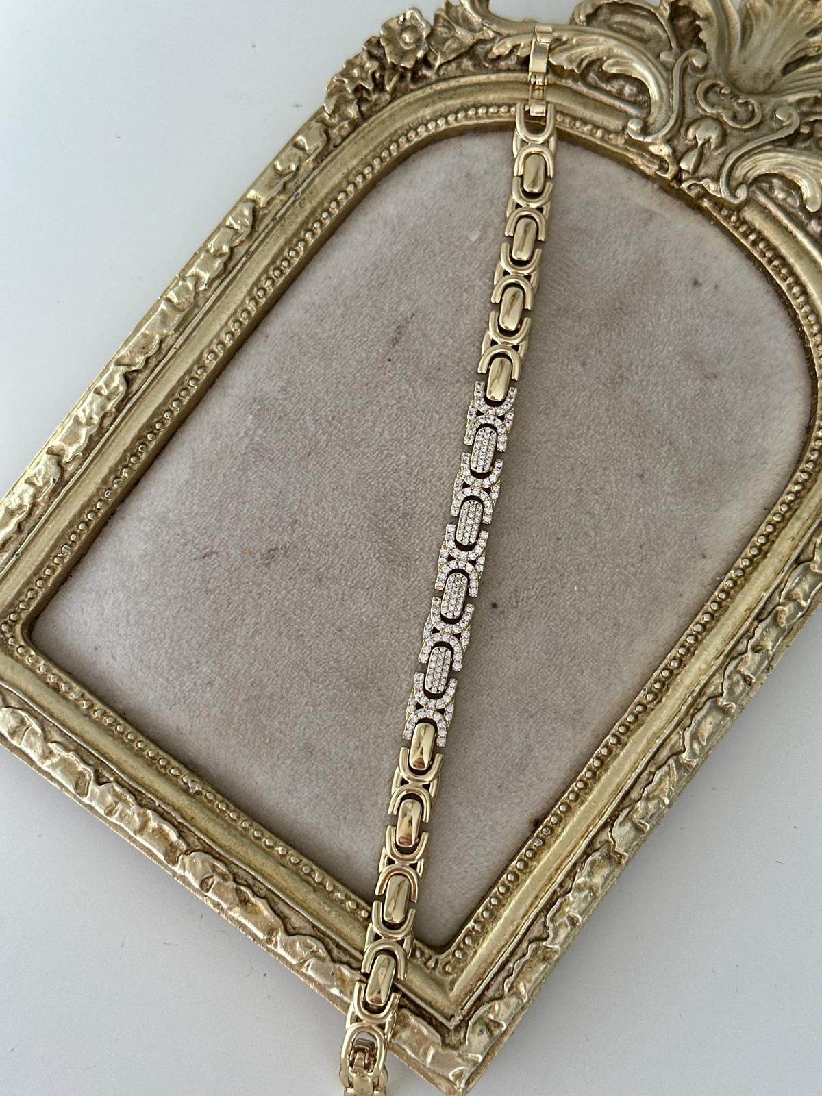 14K Gold Renkli CHNL Marka Premium Seri Taşlı Bileklik