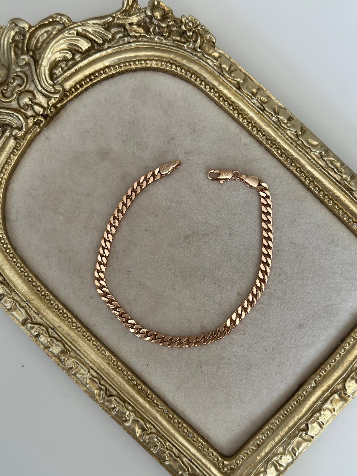 18K Gold Renkli Örme Basıc Bileklik