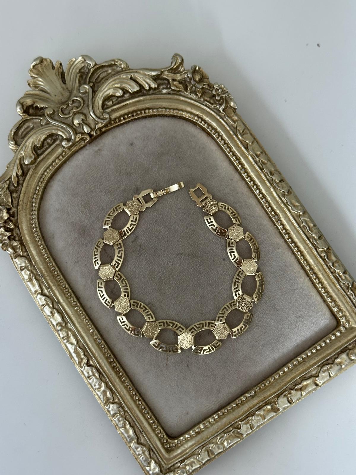 14K Gold Renkli Vrsc Marka Bileklik