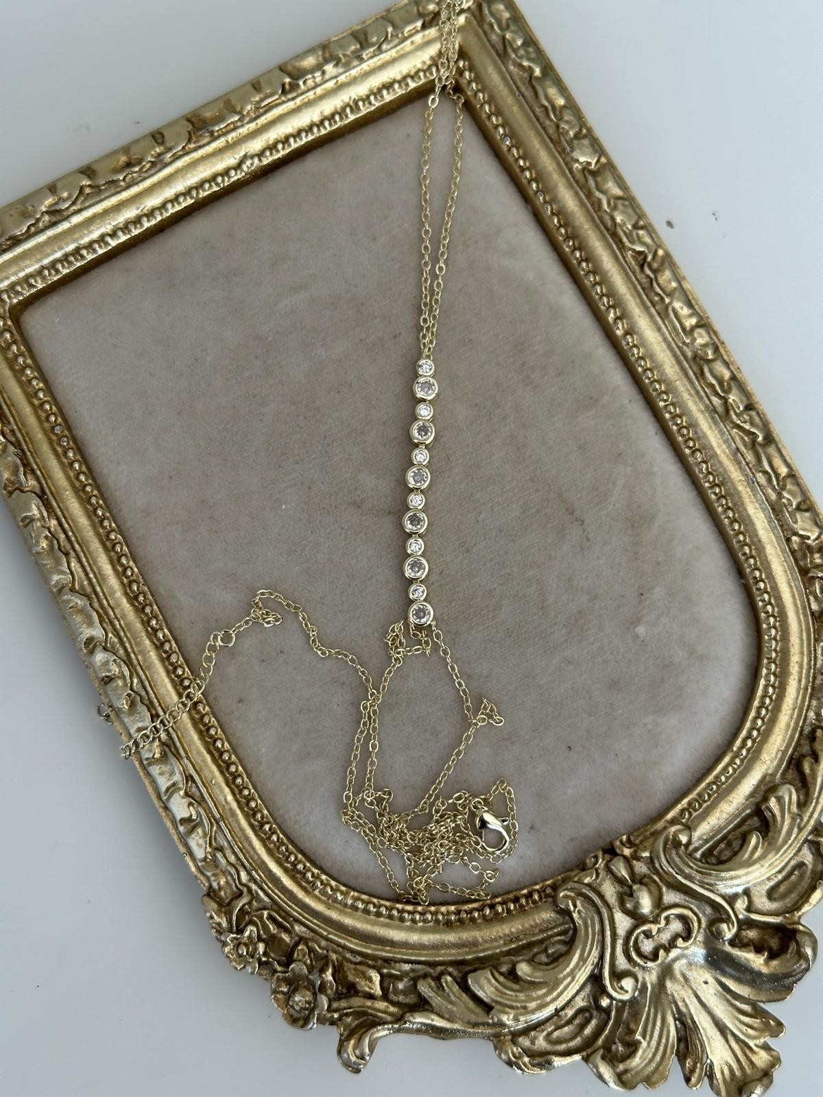 14K Gold Renkli Su Yolu Yuvaralak Taşlı Şahmeran