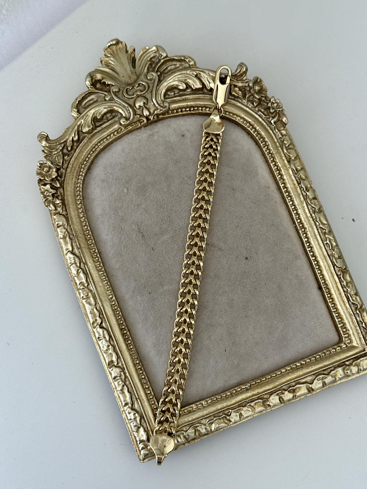 14K Gold Renkli İkili İç İçe Geçme Hasır Bileklik