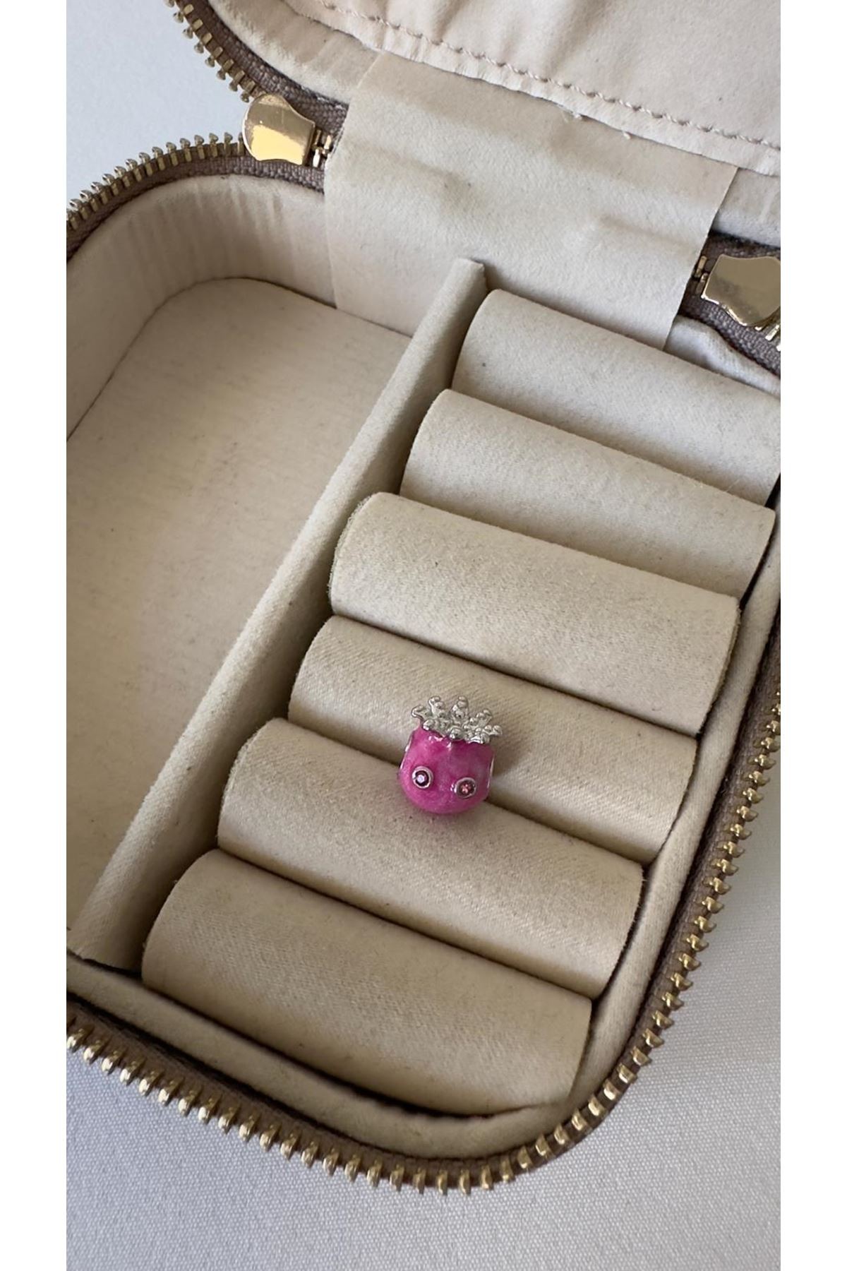 Pembe Ahtapot Charm
