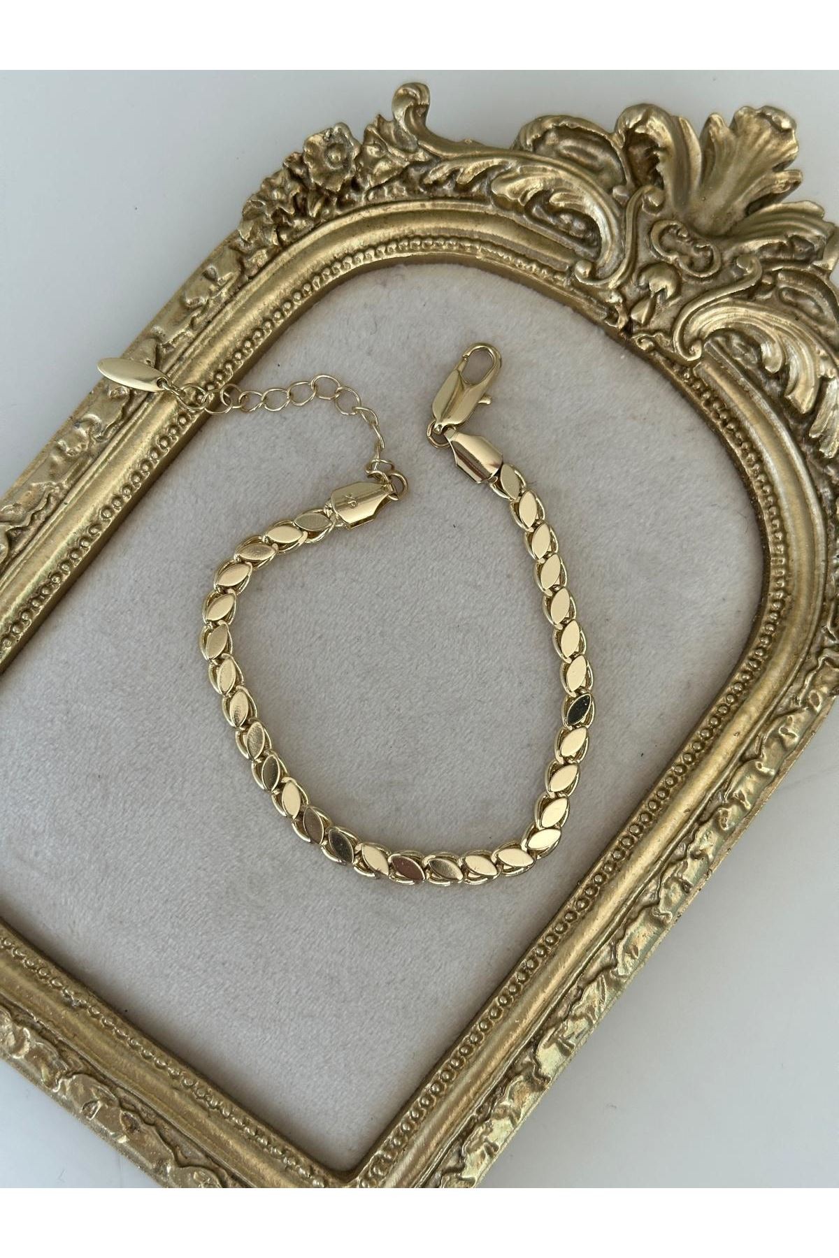 14K Gold Renkli Arpa Bileklik